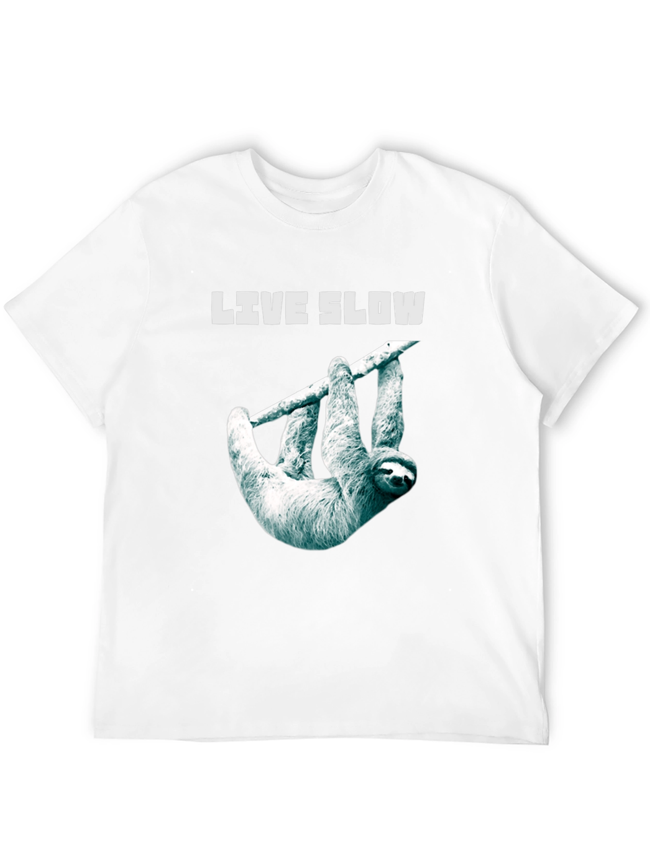 Live Slow Sloth Graphic Tee - Unisex Comfort