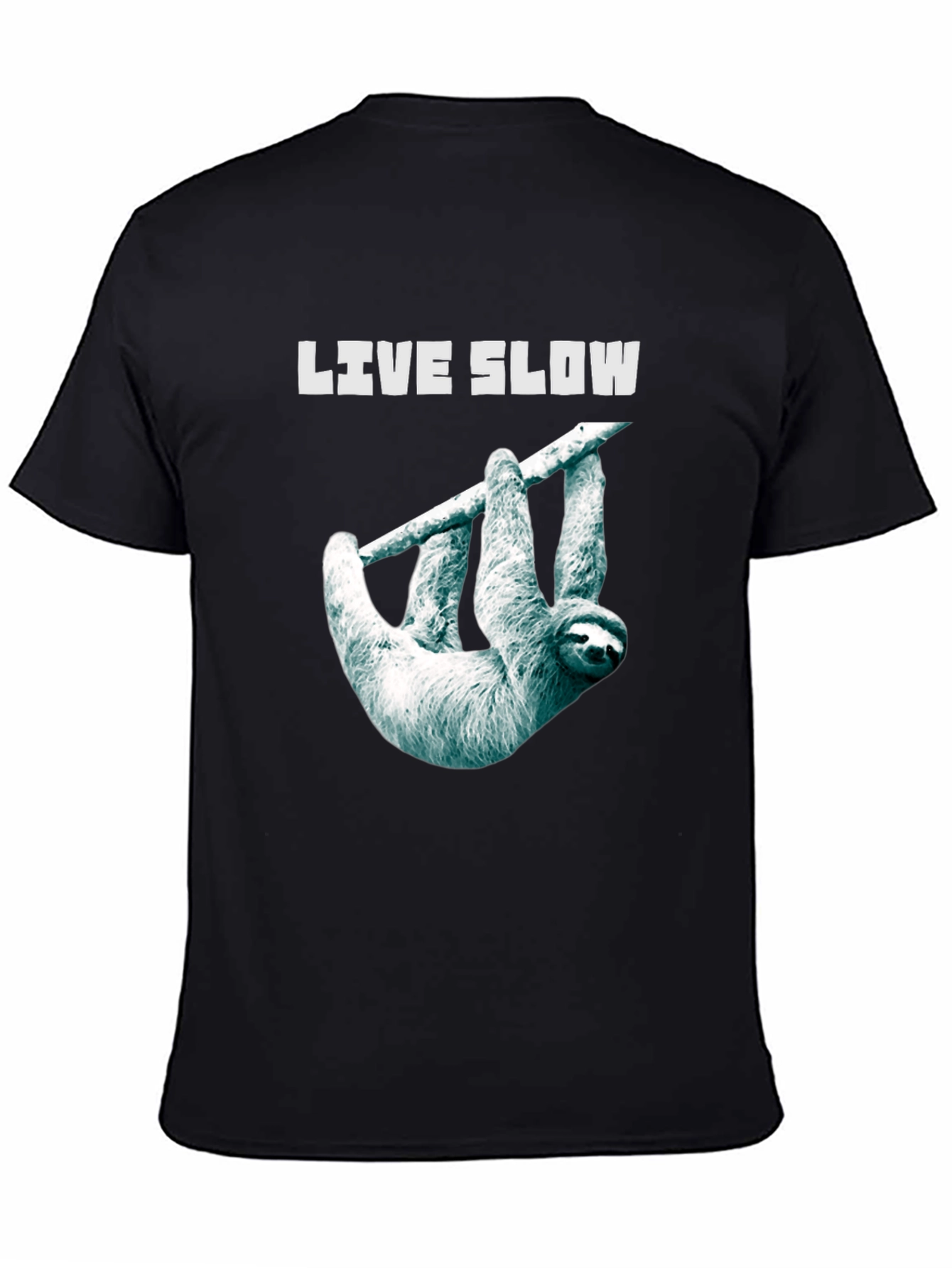 Live Slow Sloth Graphic Tee - Unisex Comfort