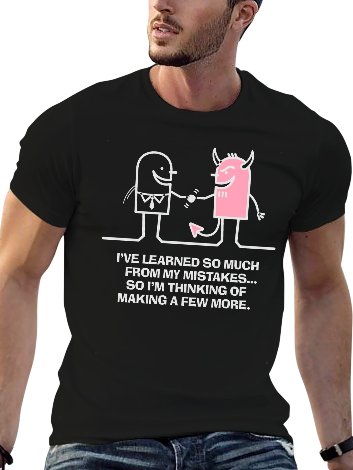 Funny Mistake T-Shirt - Learning Humor Tee