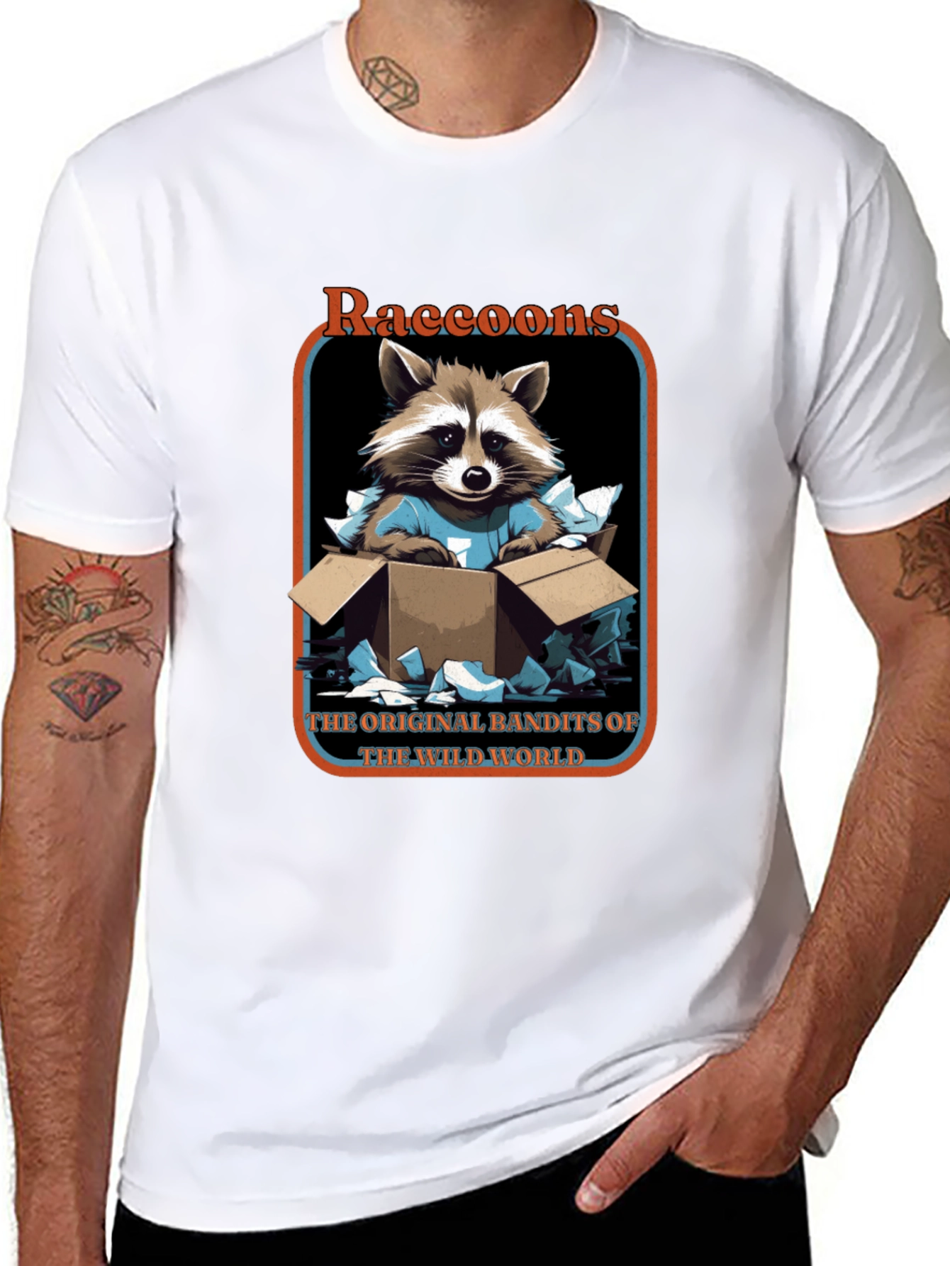 Raccoon Bandit Graphic Tee