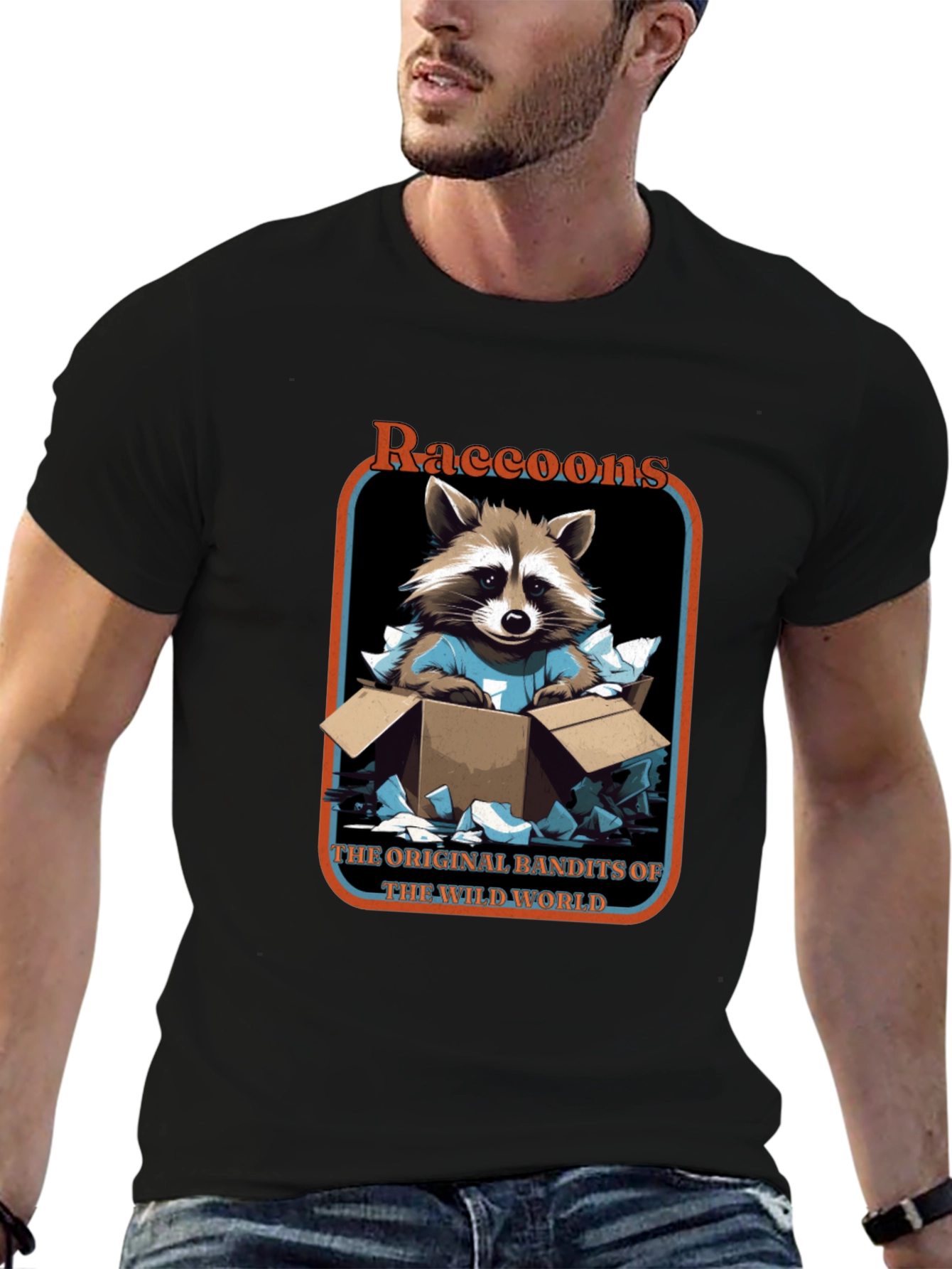 Raccoon Bandit Graphic Tee