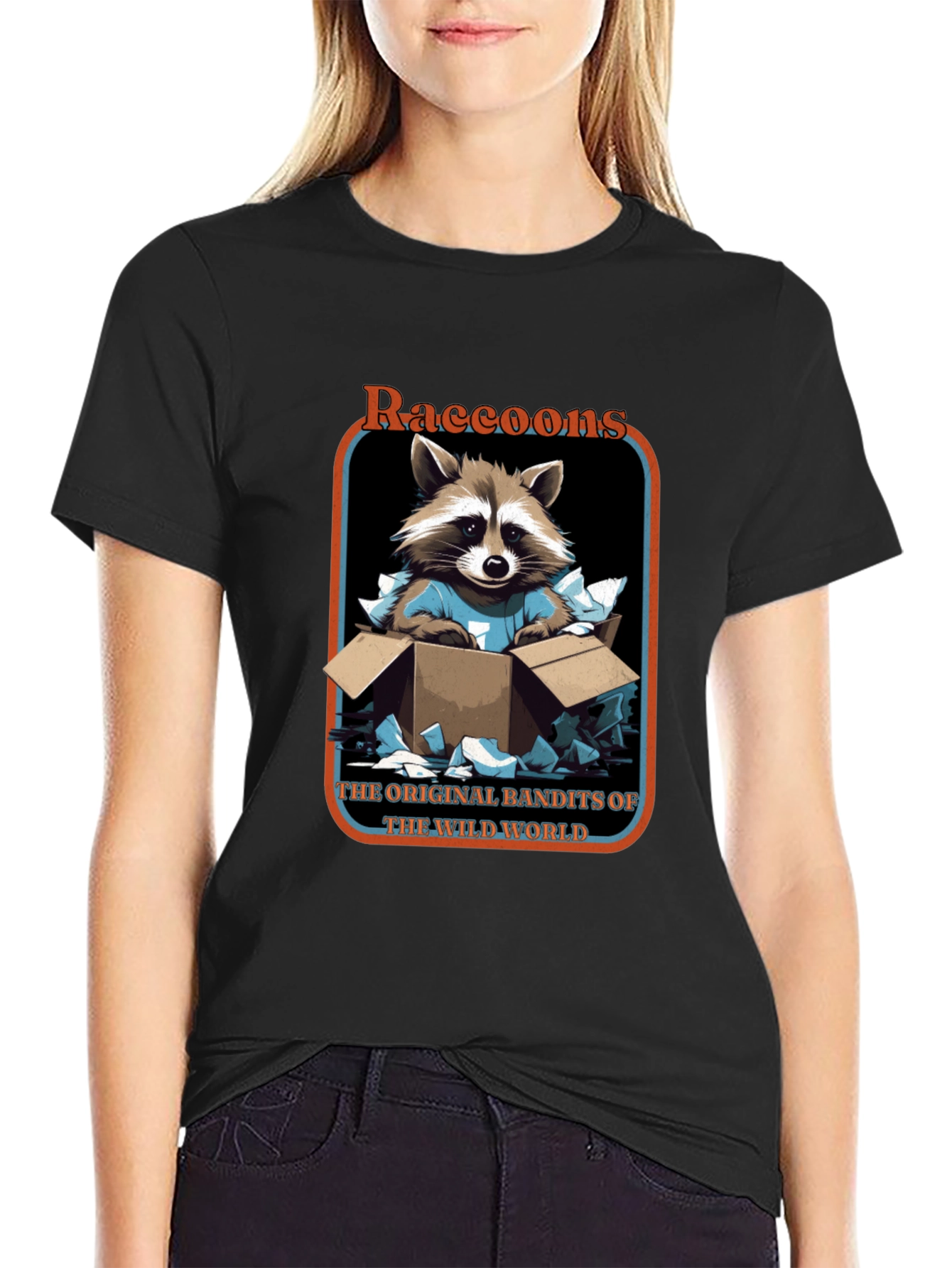 Raccoon Bandit Graphic Tee