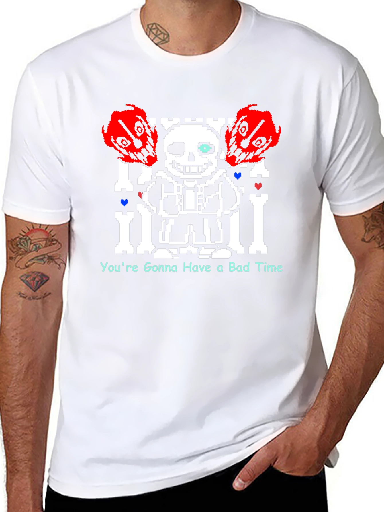 Undertale Sans Bad Time Black T-Shirt