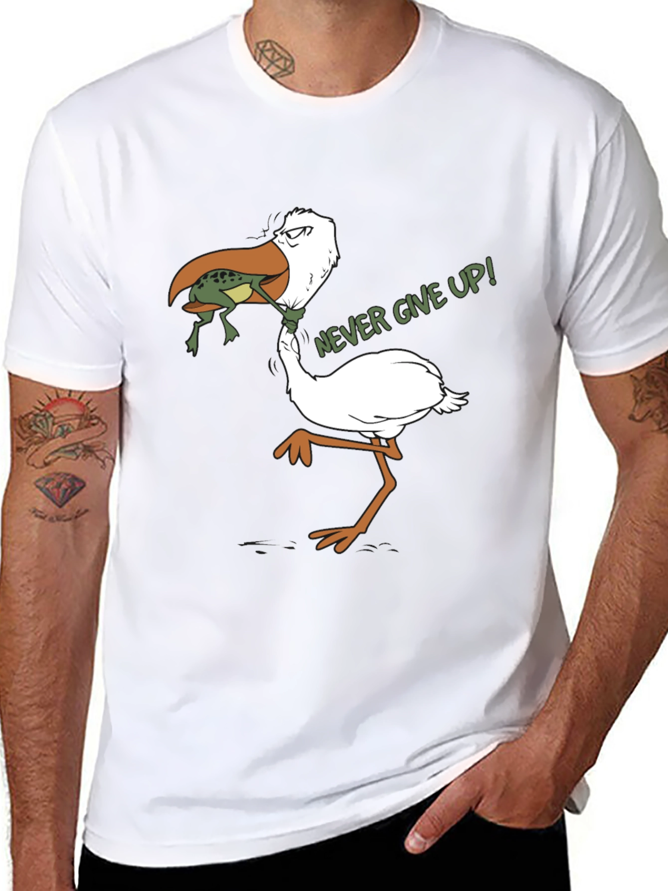 Never Give Up! Graphic T-Shirt
