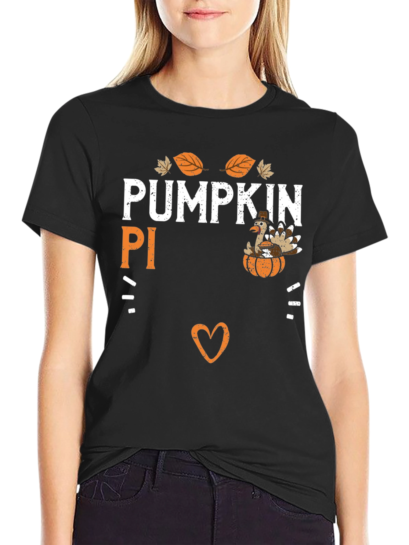 Pumpkin Pie Thanksgiving Graphic T-Shirt