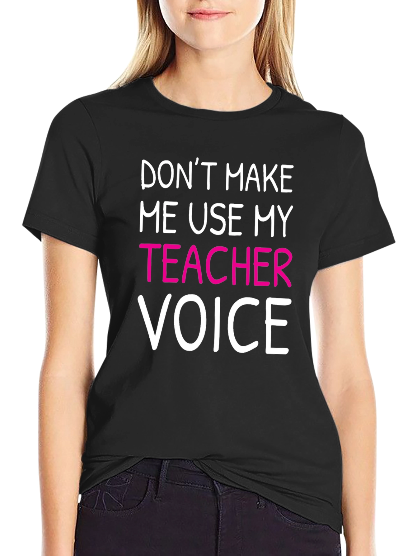 Teacher Voice T-Shirt - Funny Educator Apparel