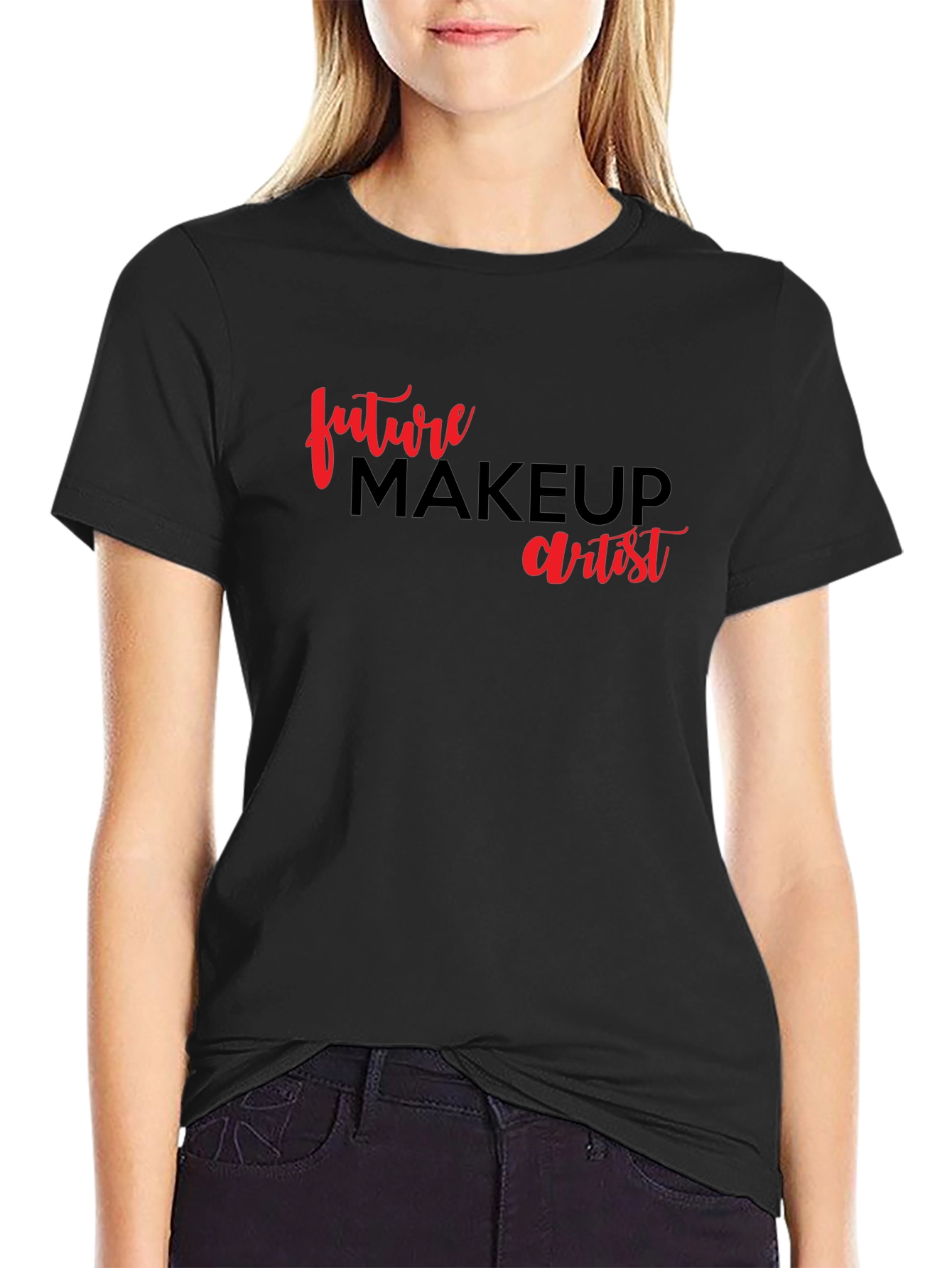 Future Makeup Artist Black T-Shirt