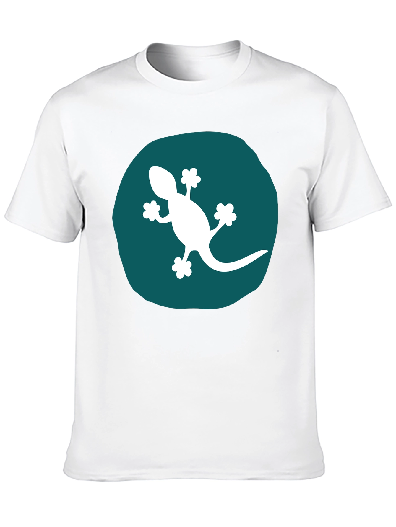 Gecko Graphic Tee - Modern Black T-Shirt