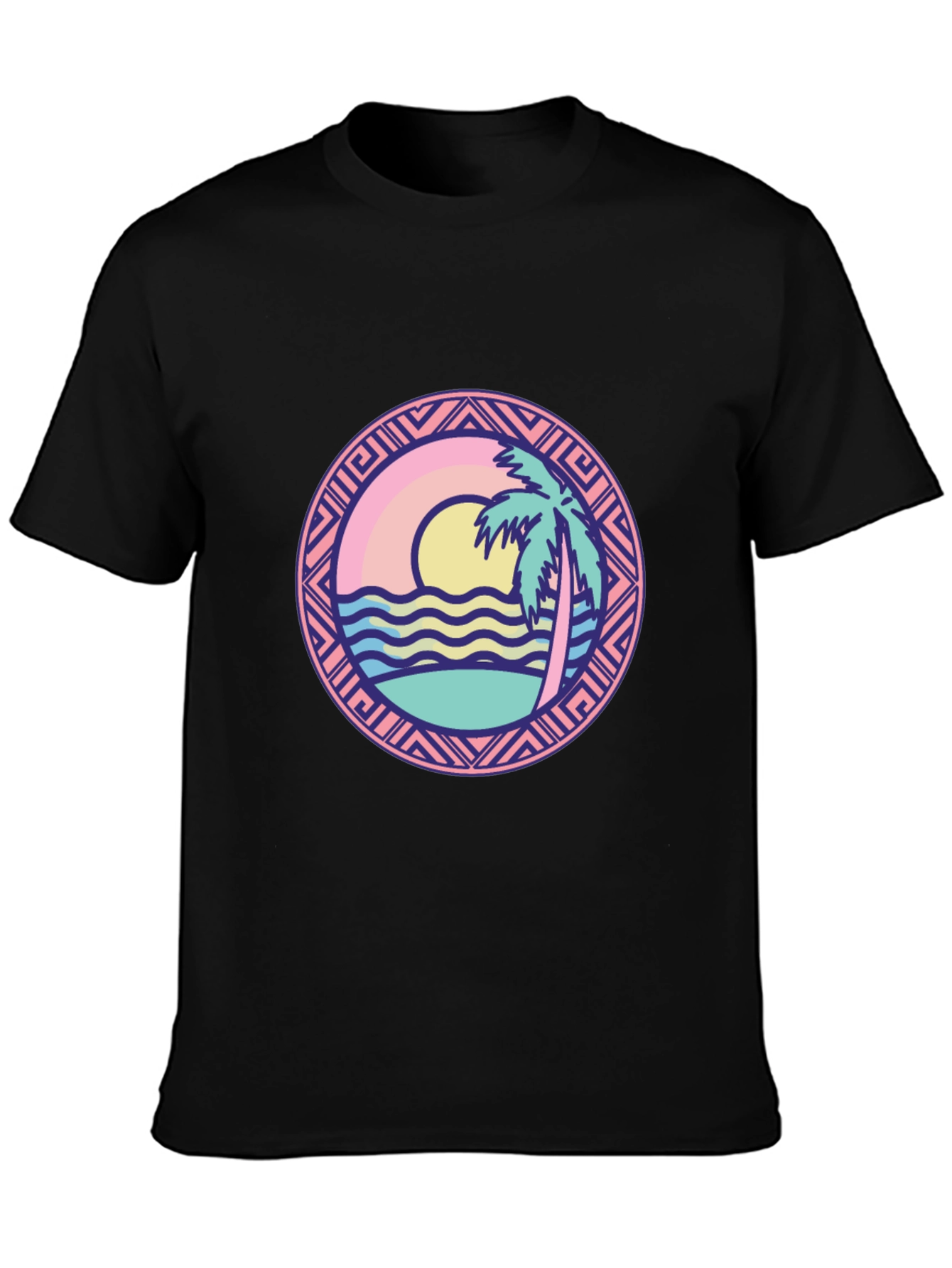 Tropical Beach Graphic T-Shirt - Vacation Vibes