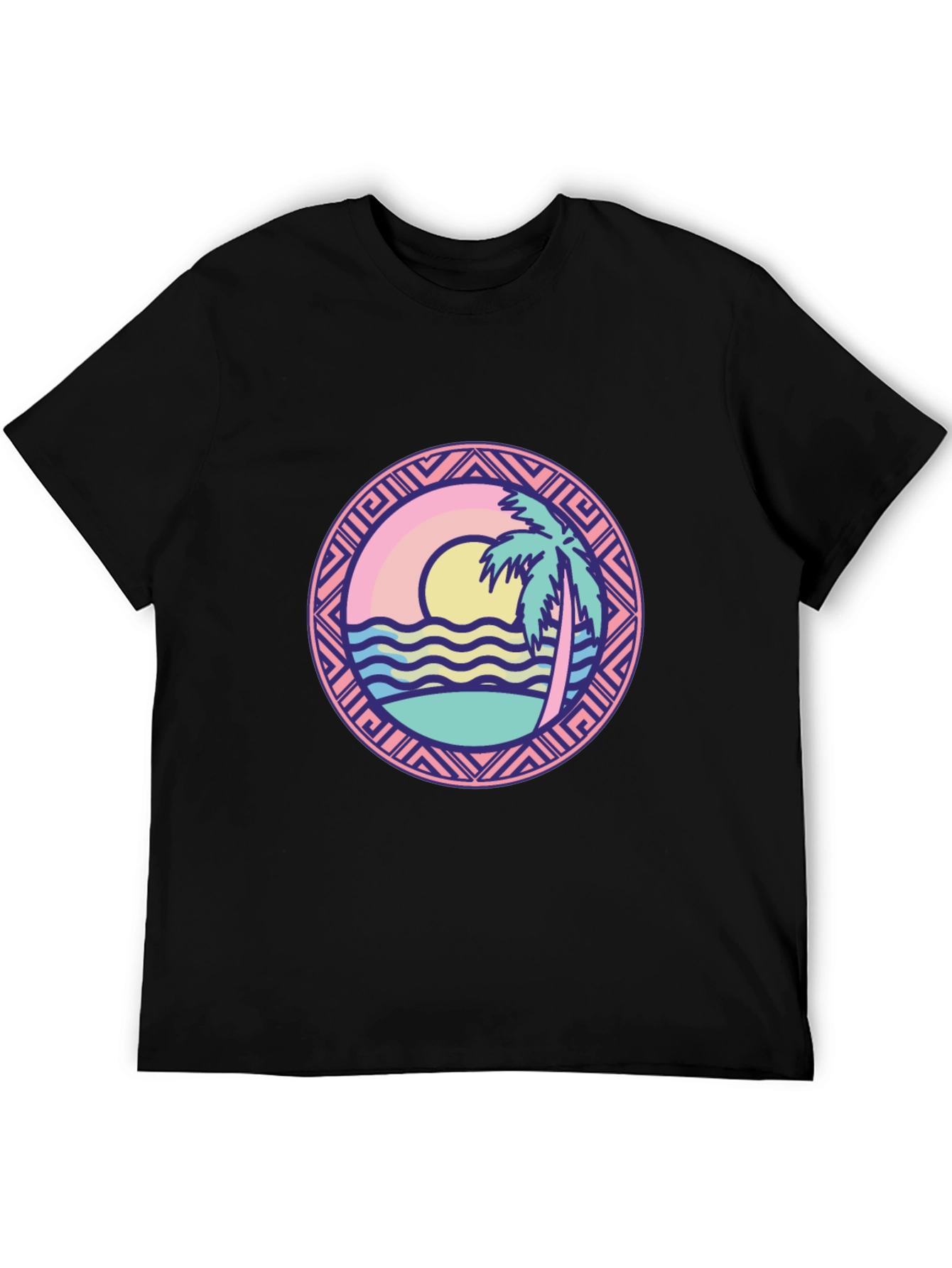 Tropical Beach Graphic T-Shirt - Vacation Vibes
