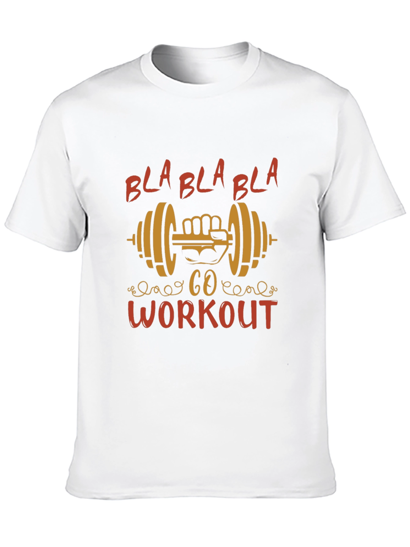 Workout Motivation Black Graphic Tee