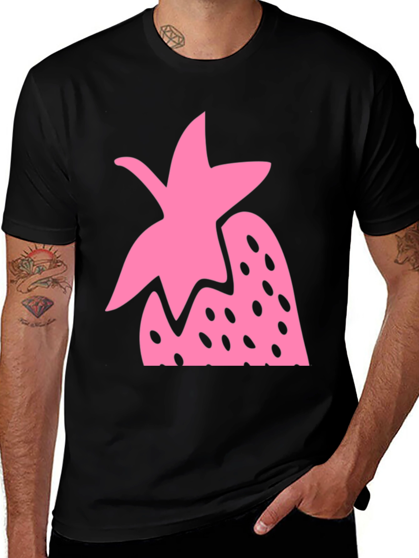 Strawberry Graphic Tee - Fun & Trendy Style