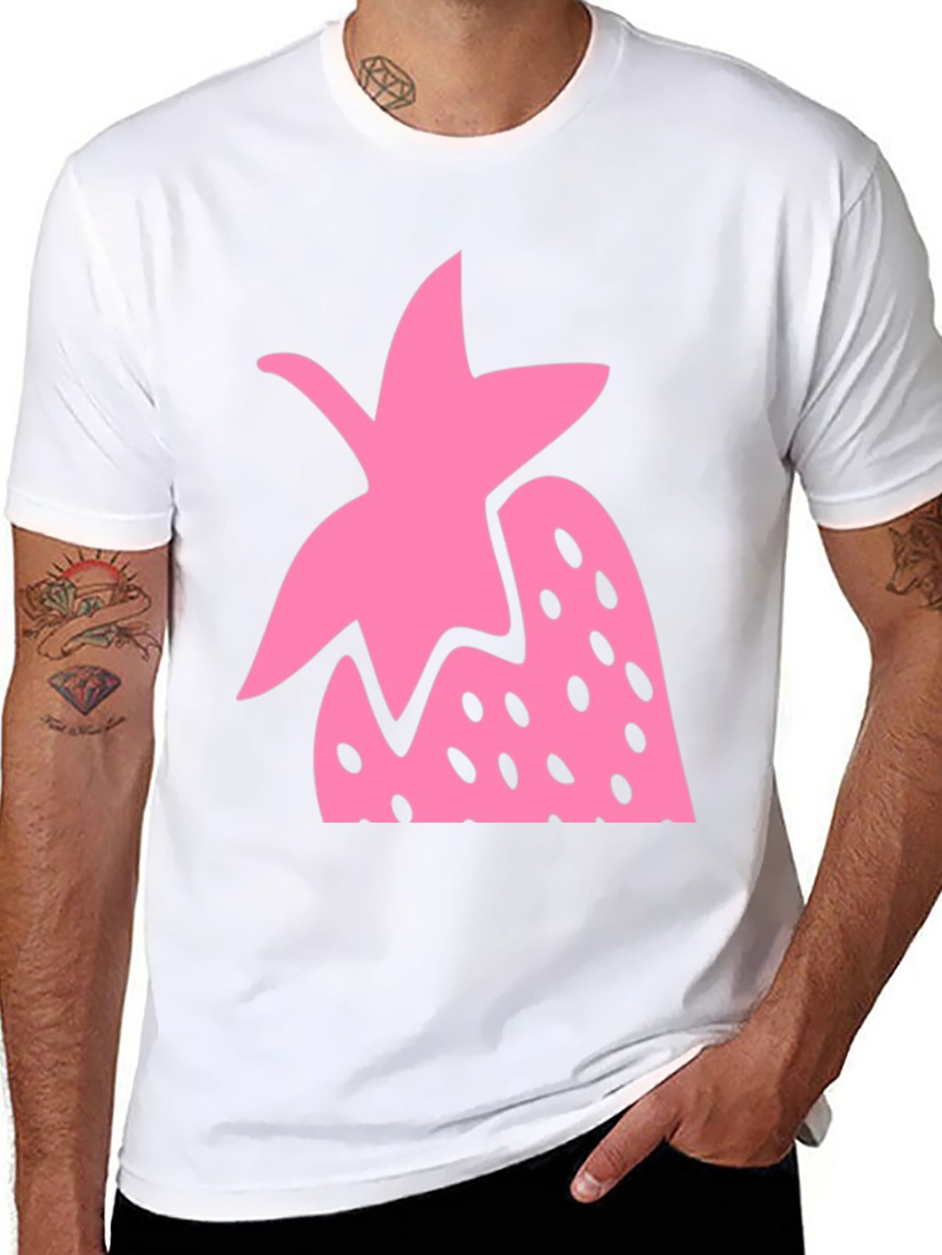 Strawberry Graphic Tee - Fun & Trendy Style