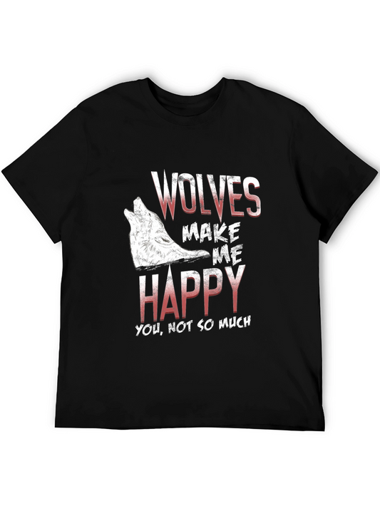 Wolves Make Me Happy T-Shirt