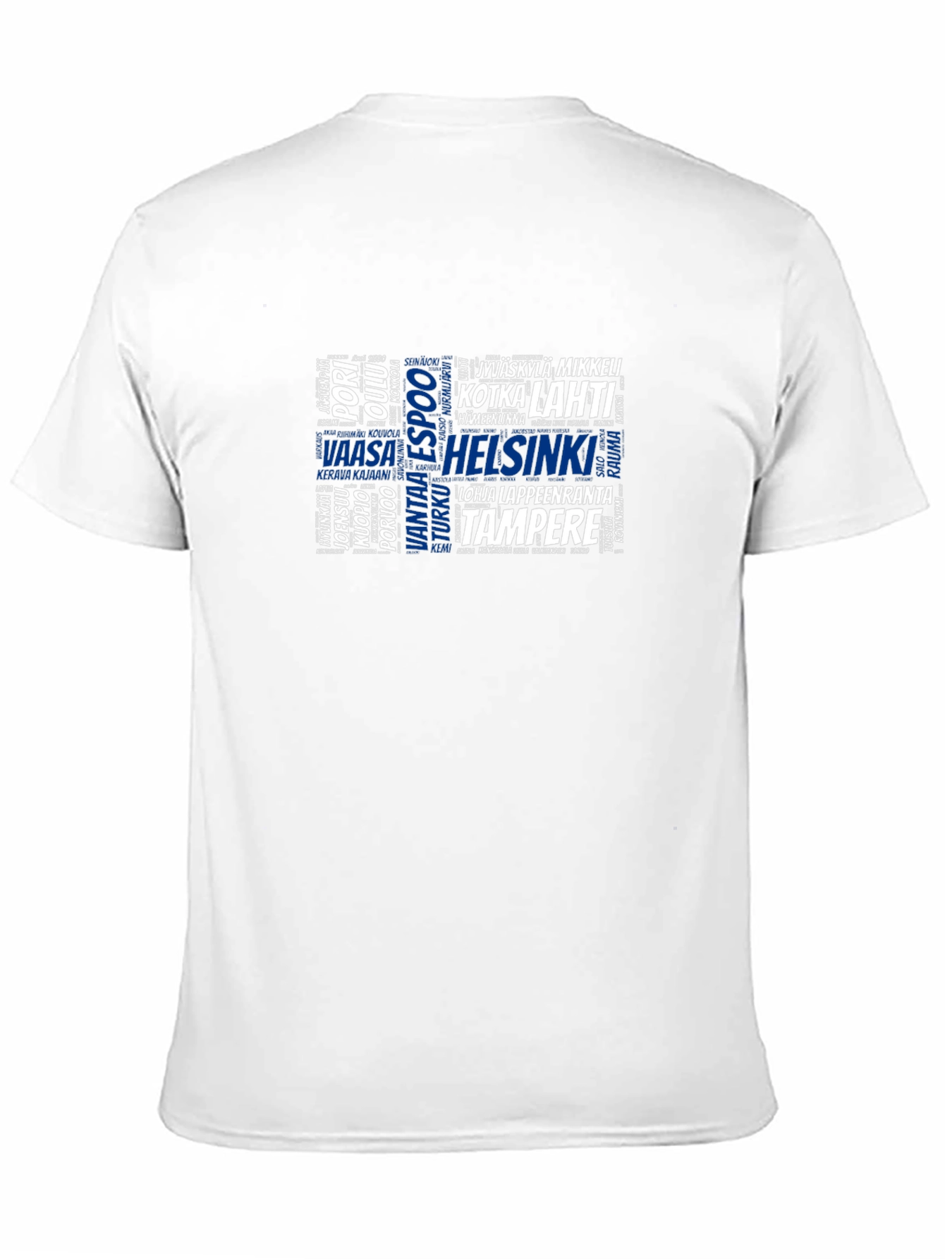 Finnish Cities Word Cloud T-Shirt