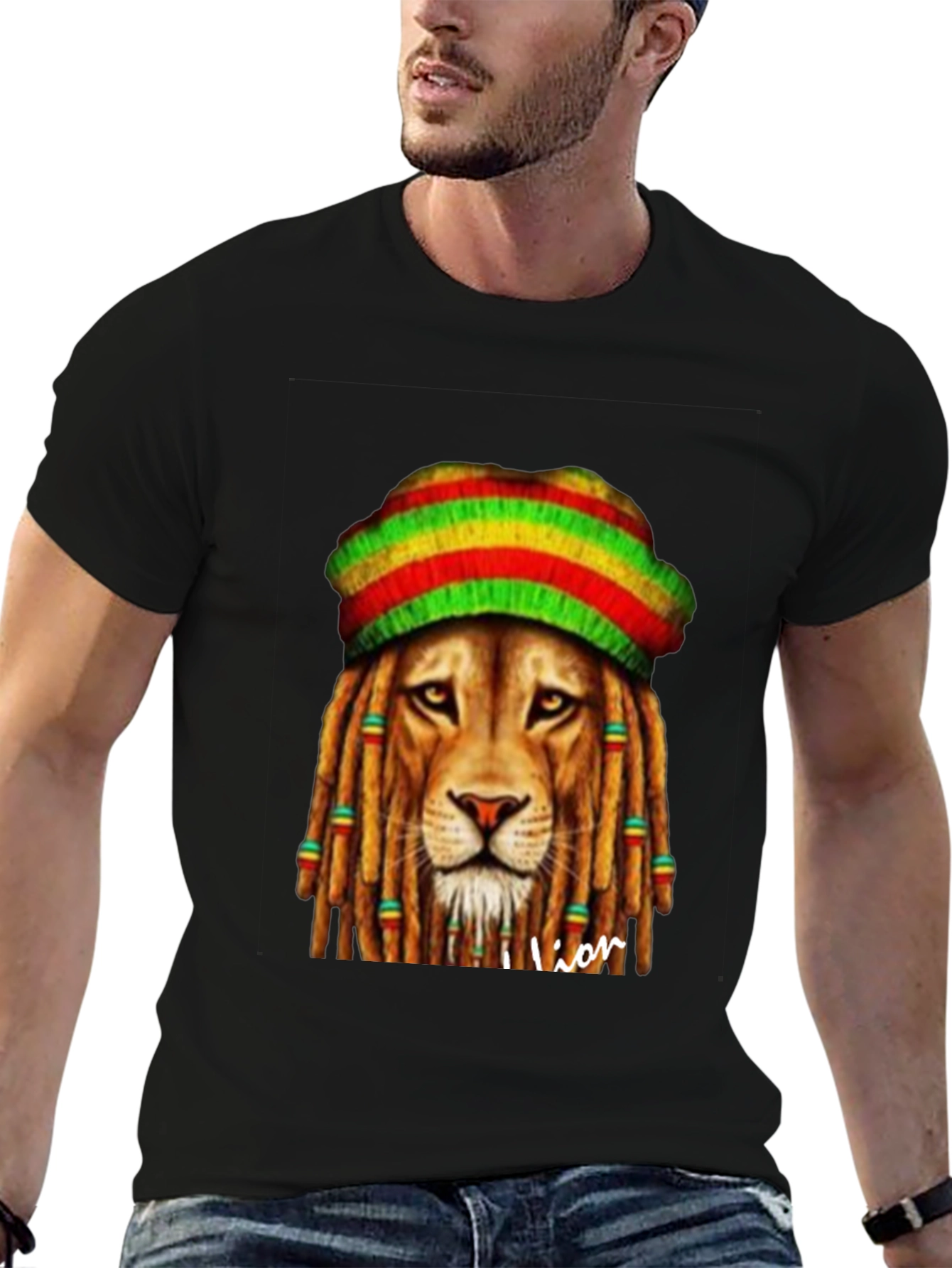 Rasta Lion T-Shirt Reggae Style