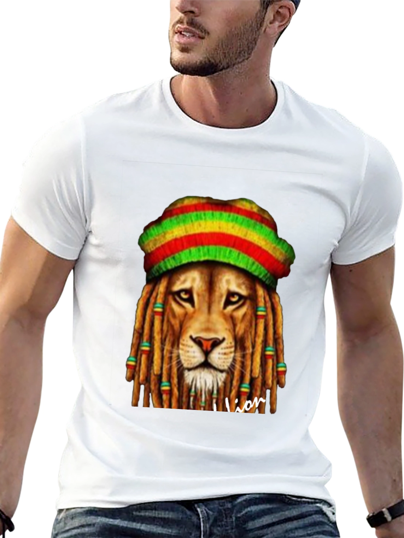 Rasta Lion T-Shirt Reggae Style