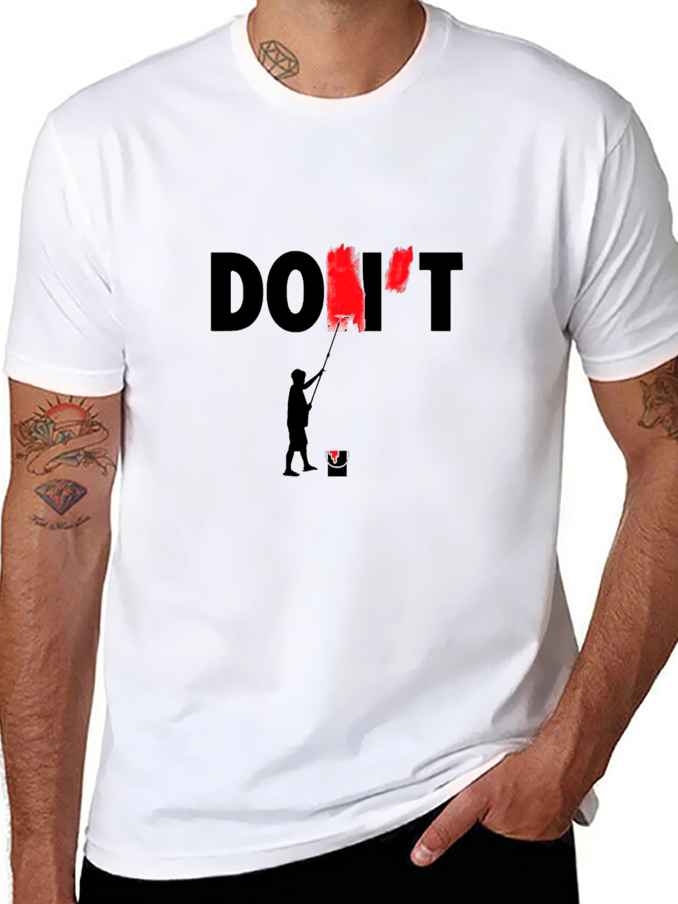 Dont Paint Over Black T-Shirt