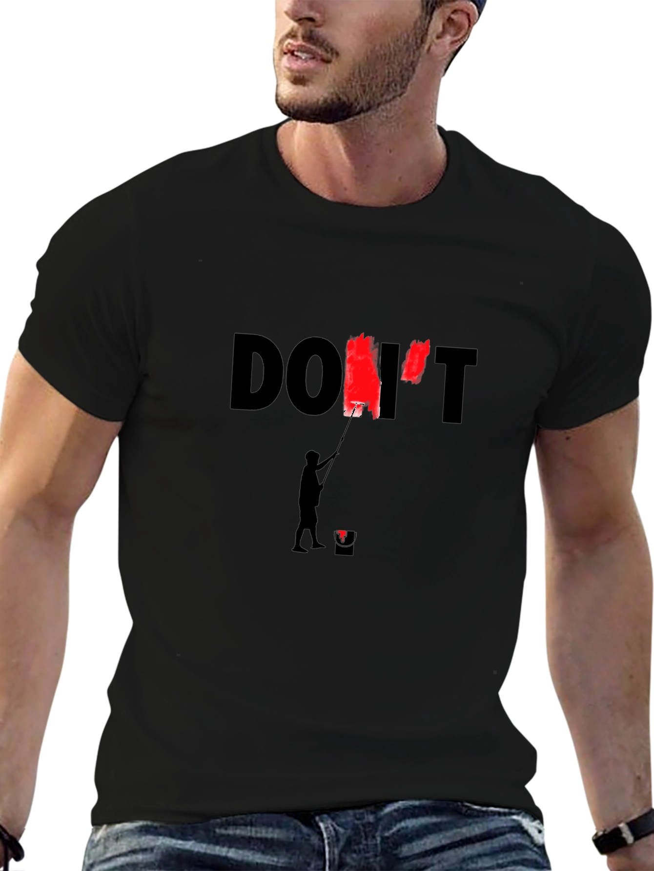 Dont Paint Over Black T-Shirt