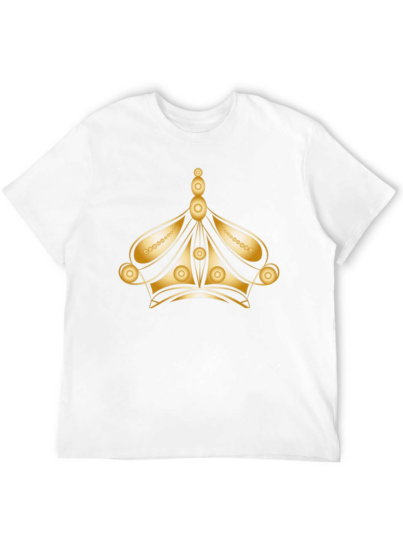 Gold Crown Graphic Black Tee