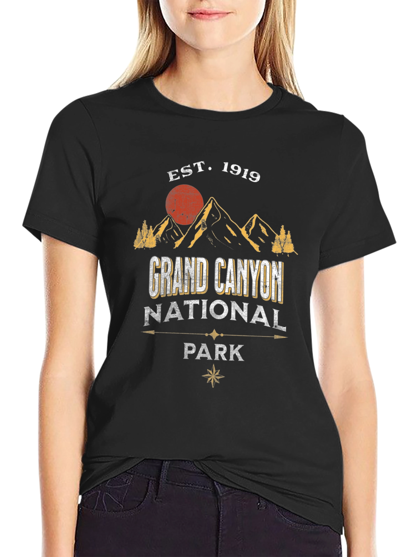 Grand Canyon National Park T-Shirt - Black Graphic Tee