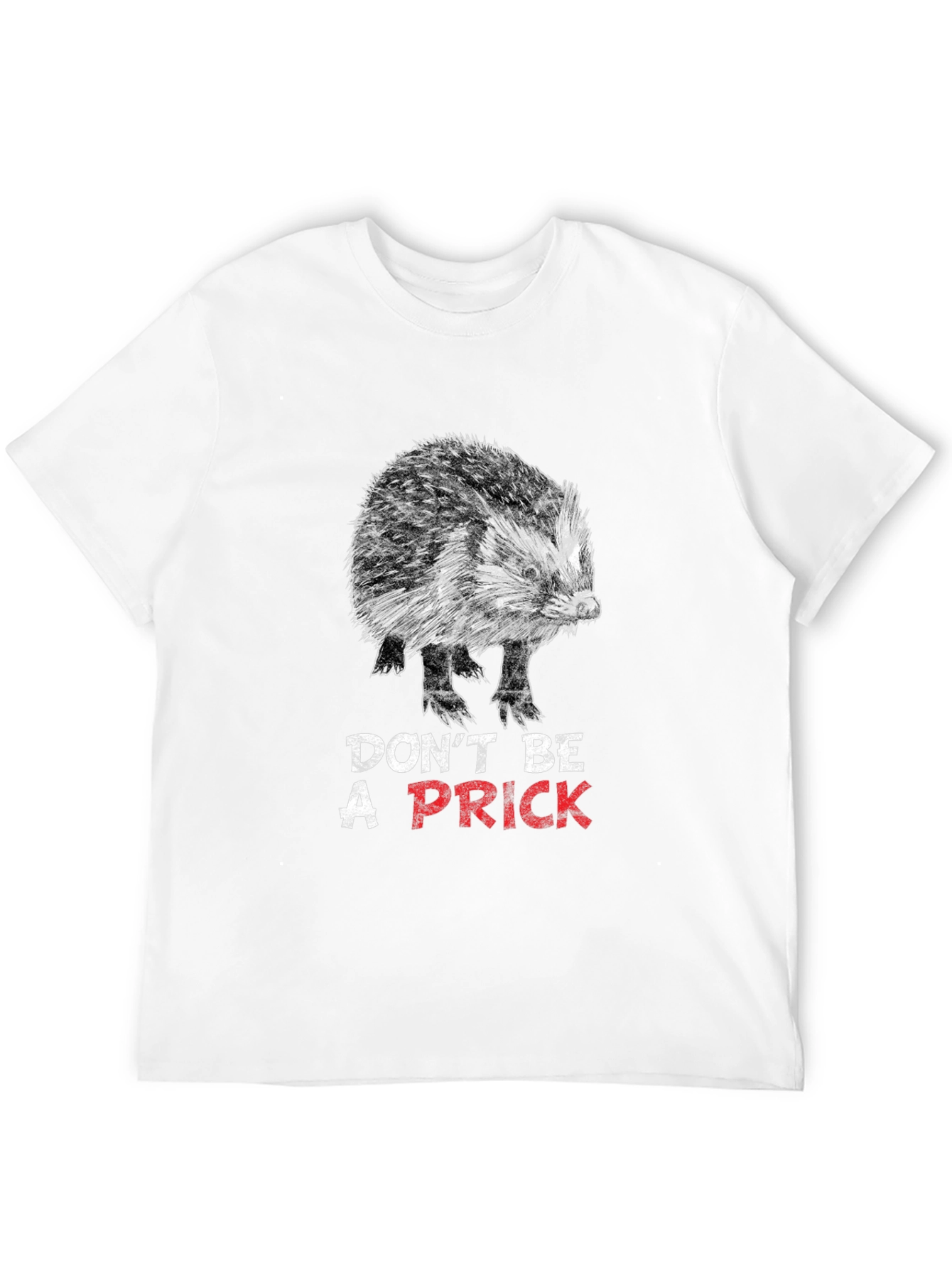 Dont Be A Prick Hedgehog Graphic Tee