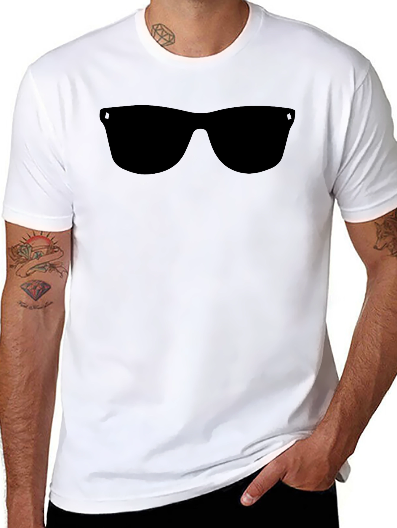 Shady Sunglasses T-Shirt - Cool Black Tee
