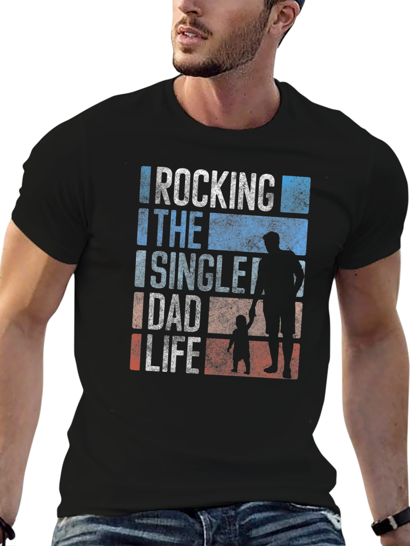 Rocking the Single Dad Life T-Shirt