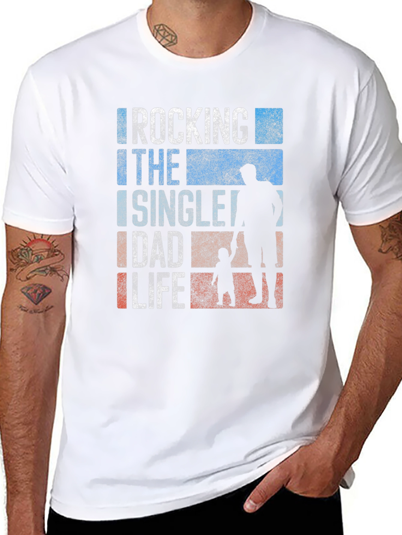 Rocking the Single Dad Life T-Shirt
