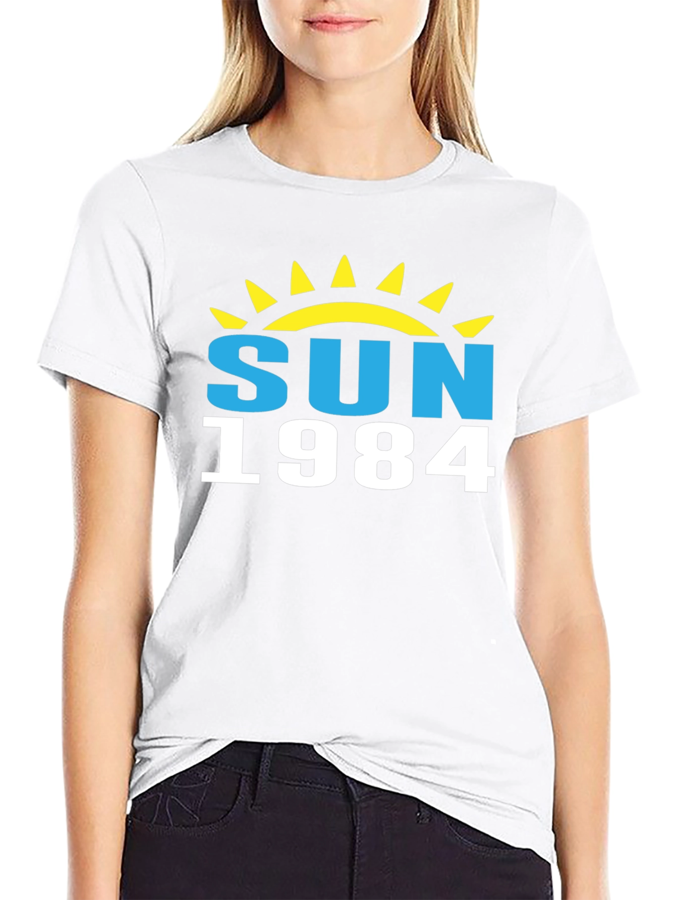 Sun 1984 Graphic Tee - Retro Style