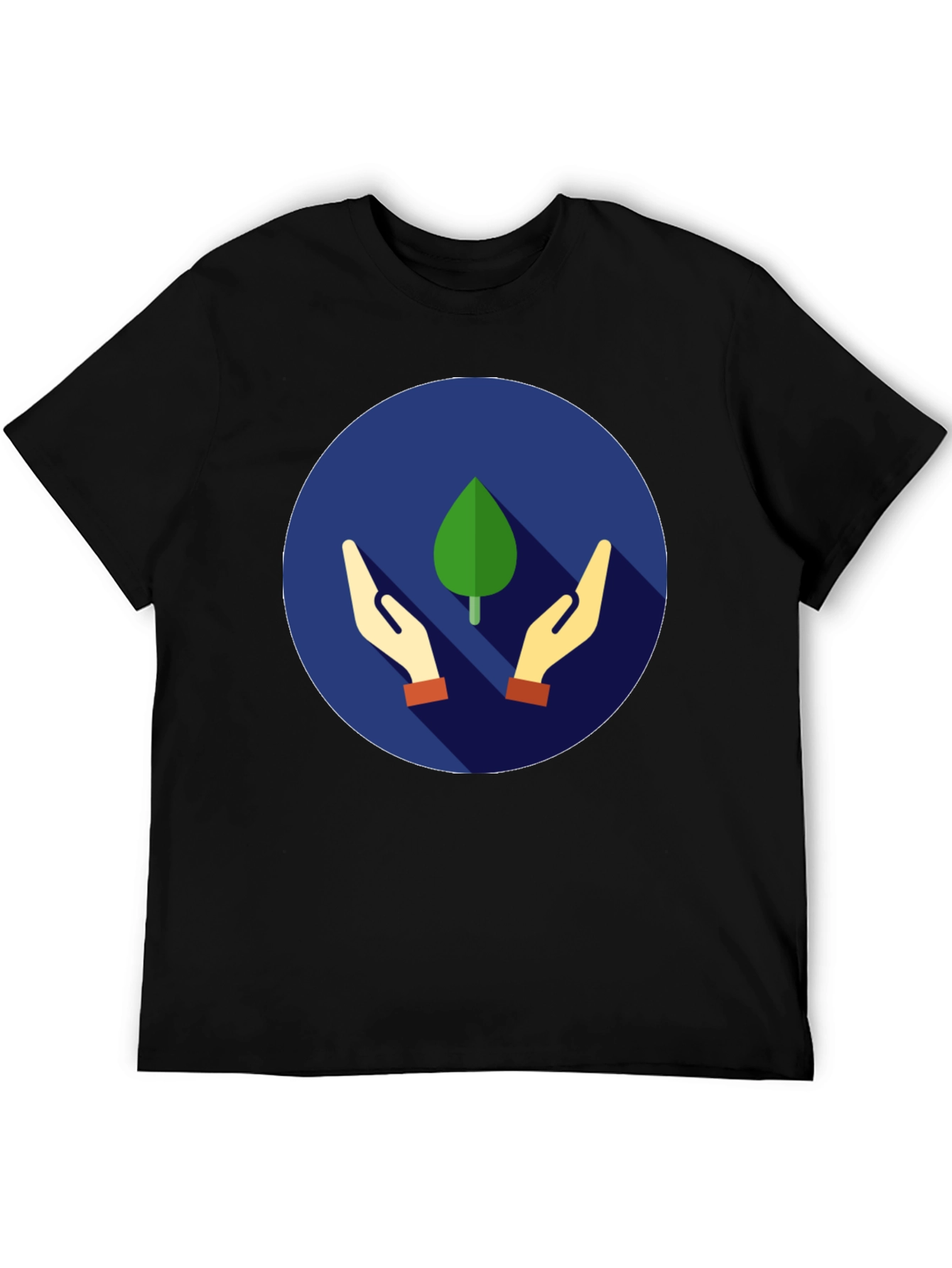 Eco-Friendly Black Graphic T-Shirt