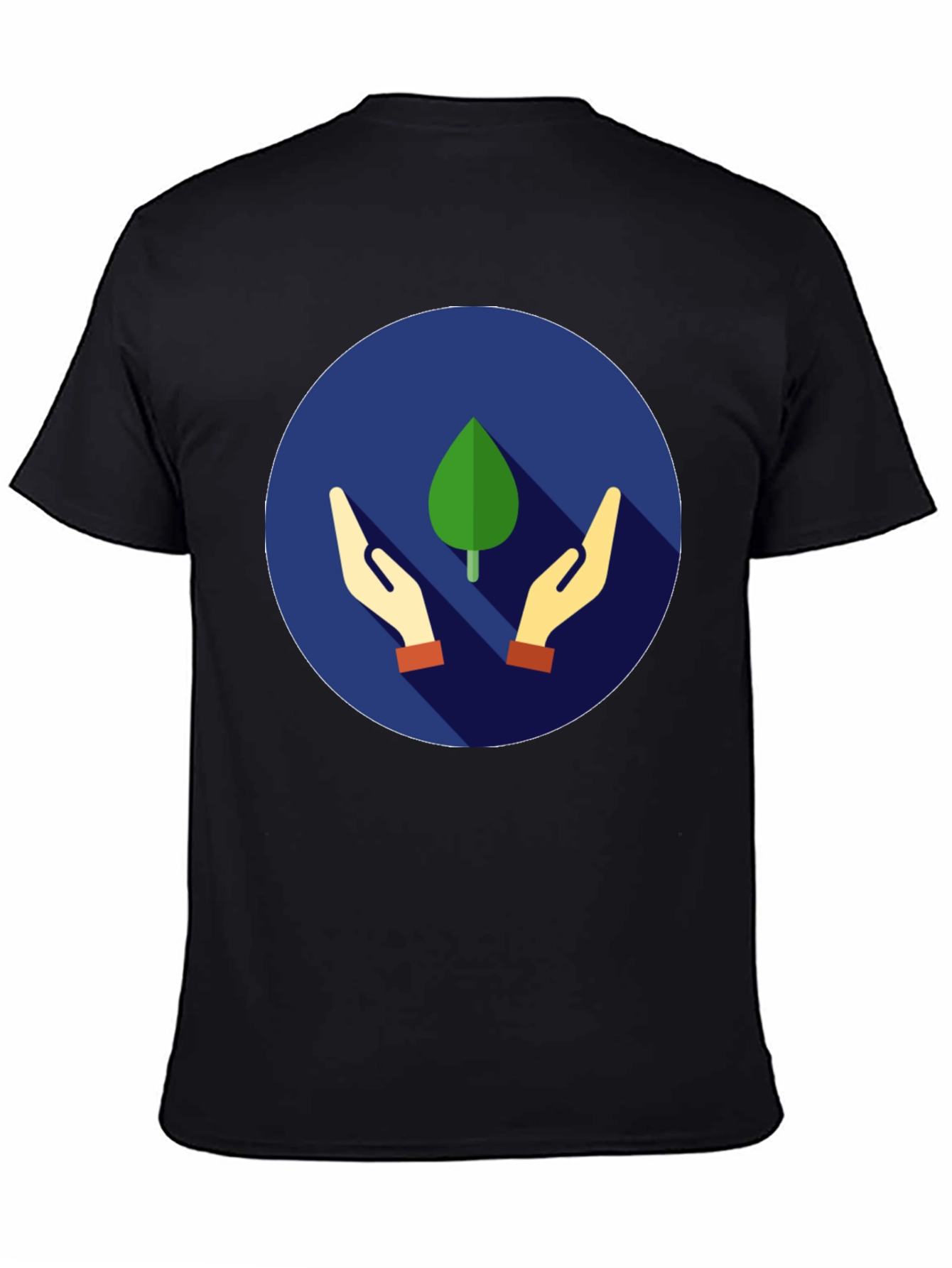 Eco-Friendly Black Graphic T-Shirt