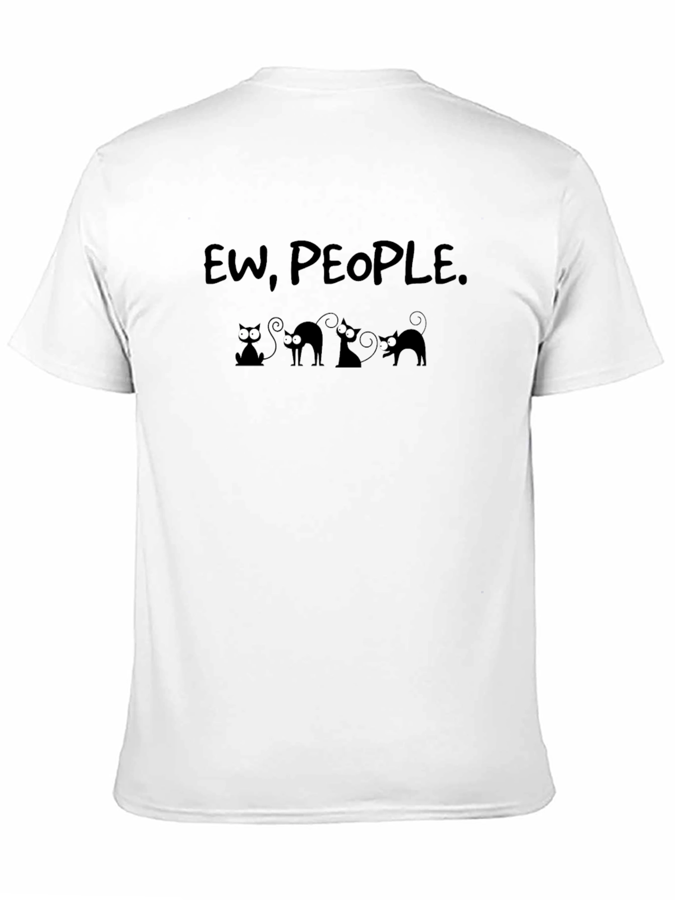 Ew People. Cat Graphic T-Shirt
