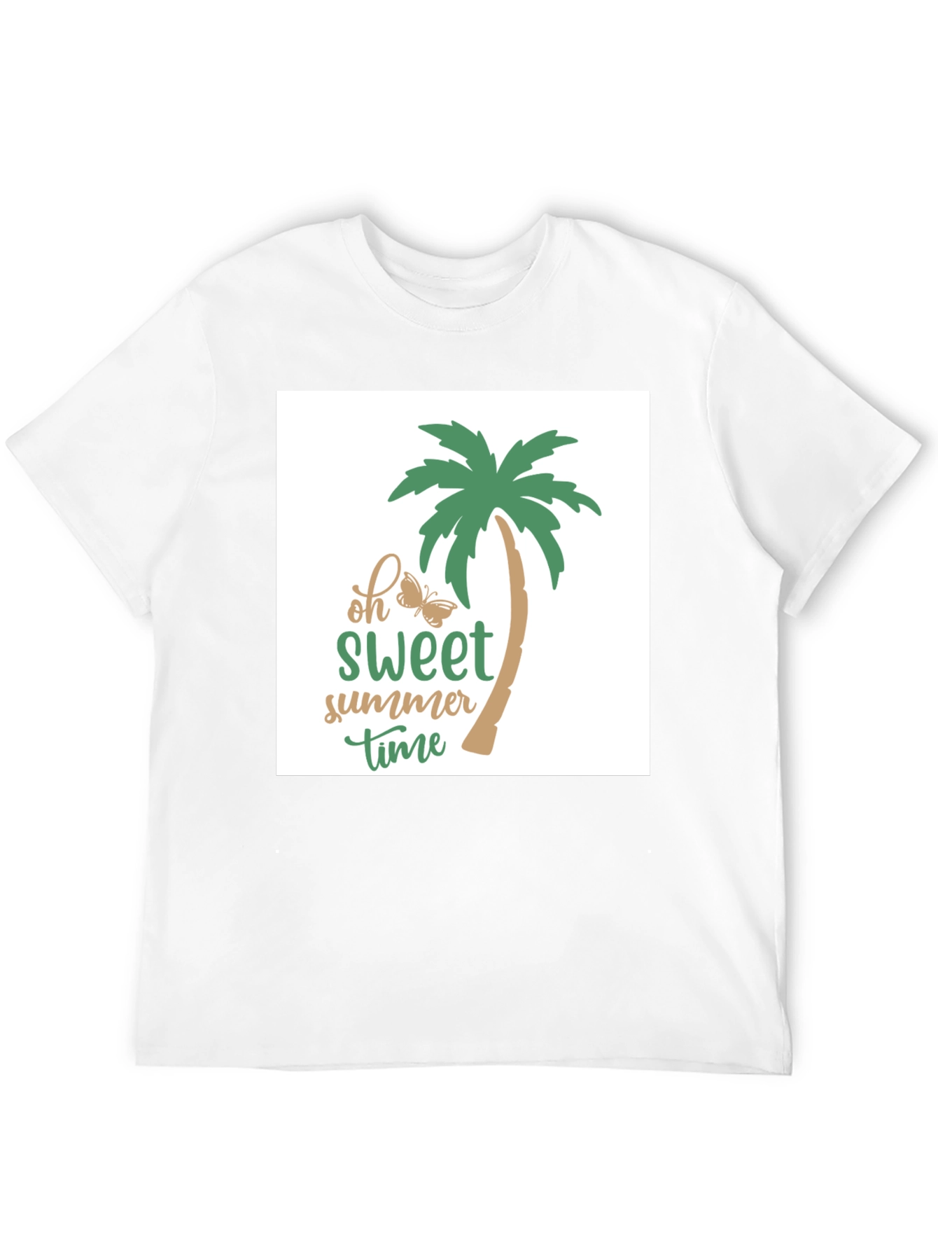 Sweet Summer Time Black T-Shirt