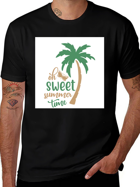 Sweet Summer Time Black T-Shirt