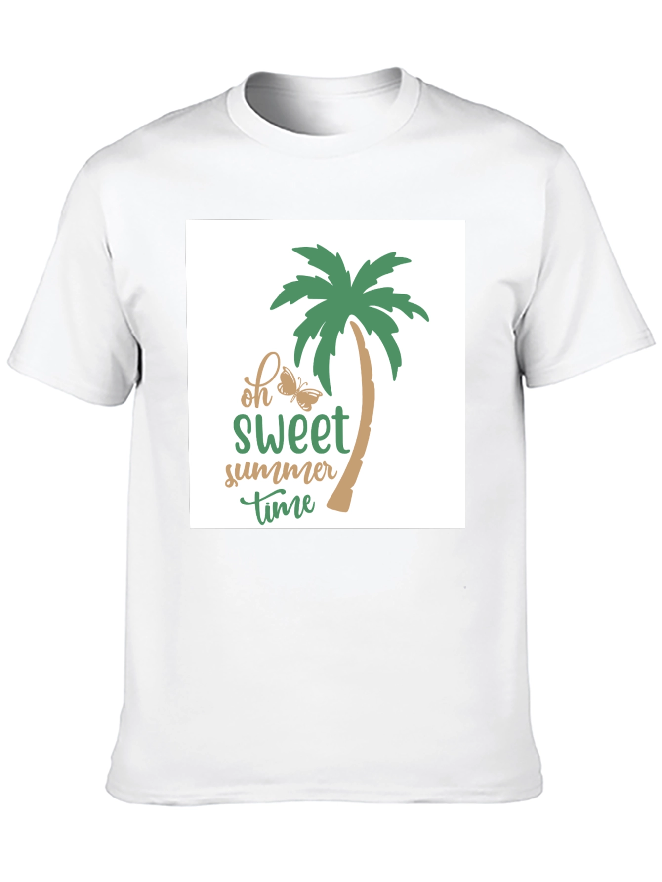 Sweet Summer Time Black T-Shirt