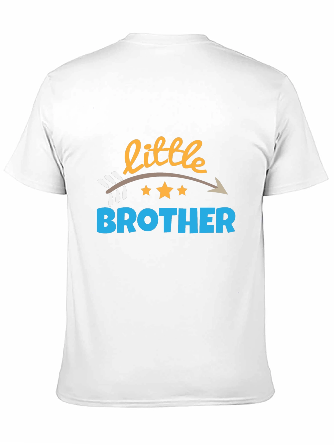 Little Brother Arrow Design Black T-Shirt