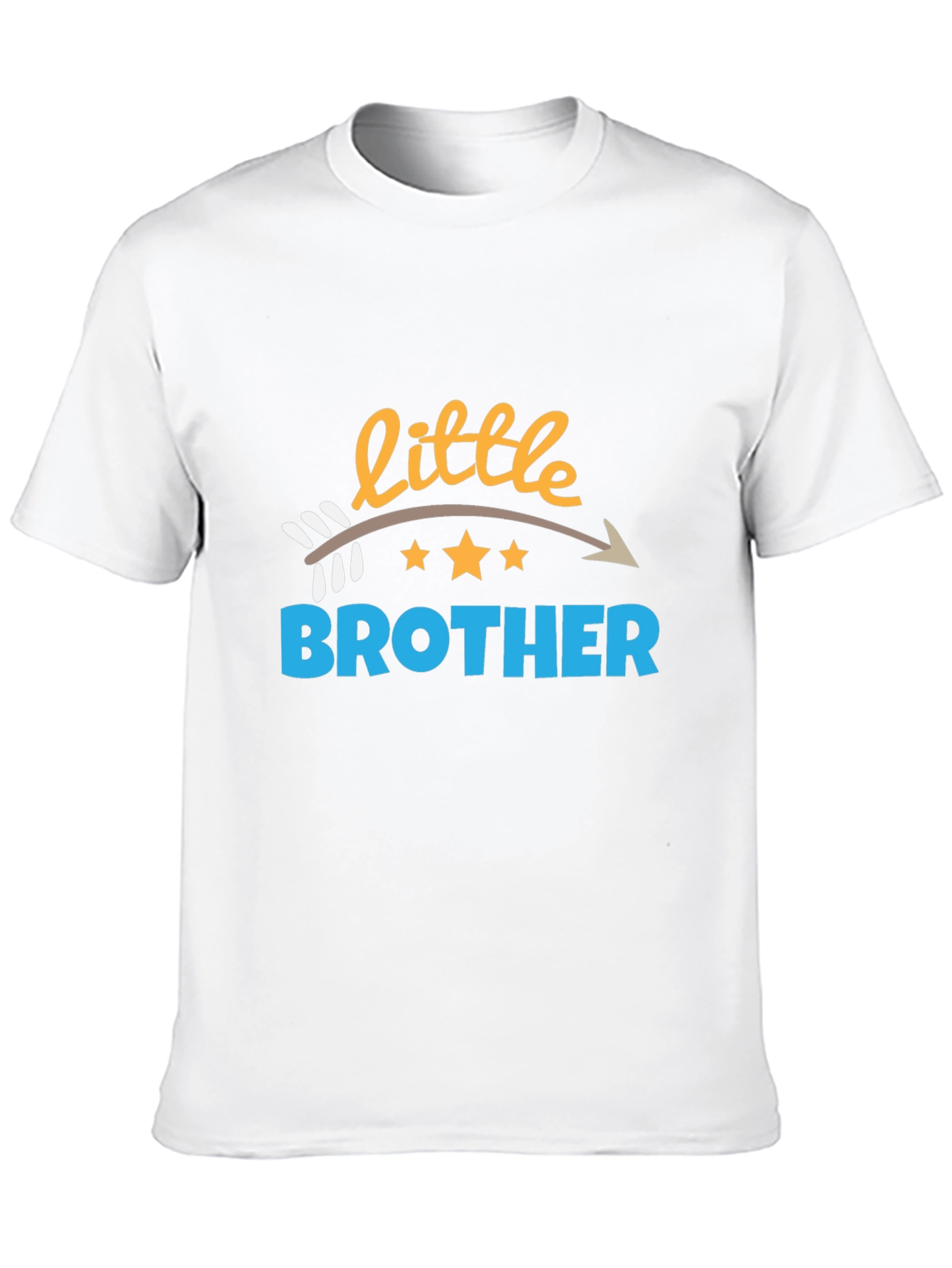 Little Brother Arrow Design Black T-Shirt