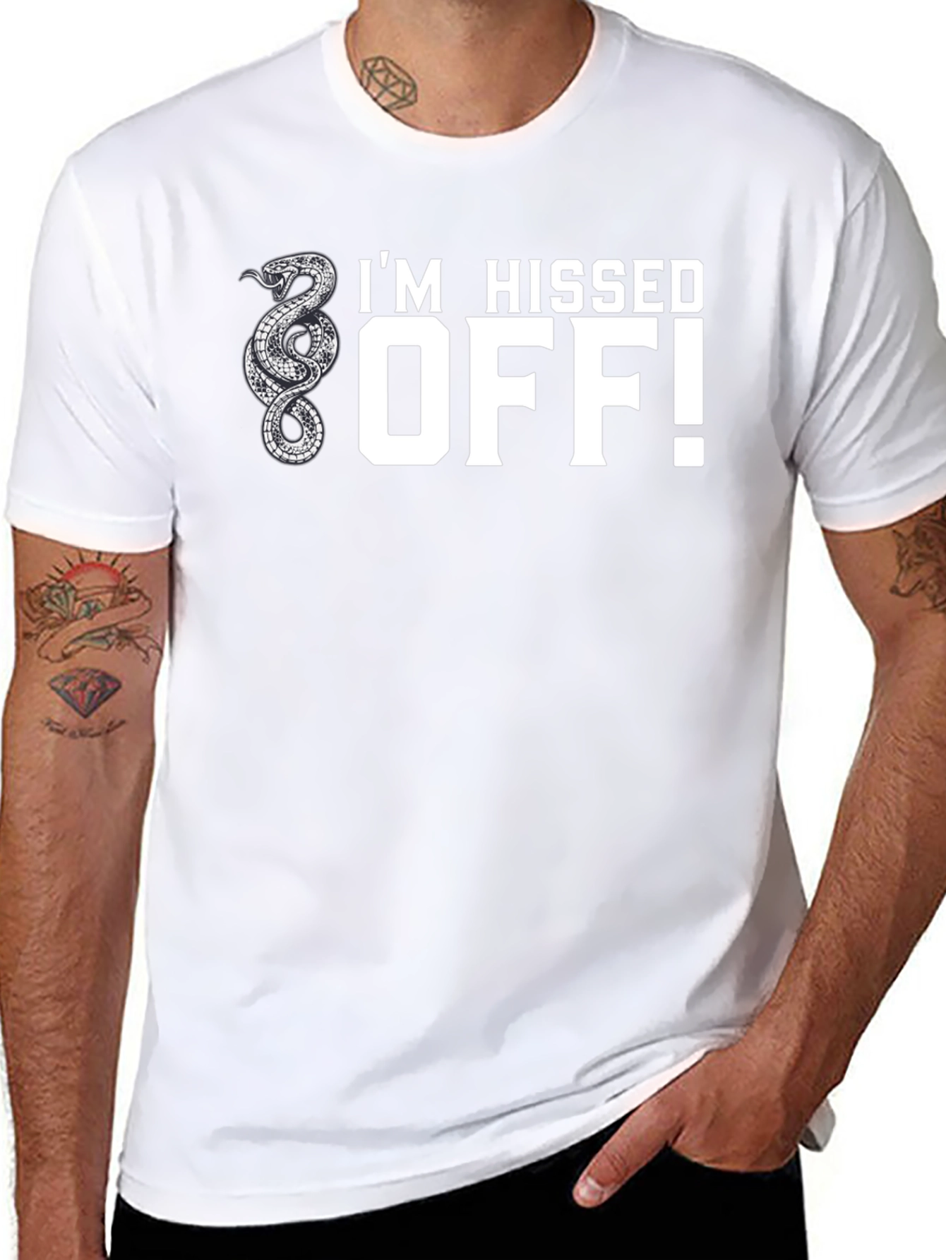 Im Hissed Off Snake Graphic T-Shirt