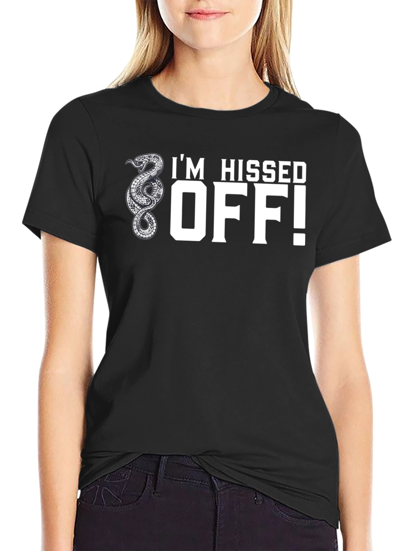 Im Hissed Off Snake Graphic T-Shirt