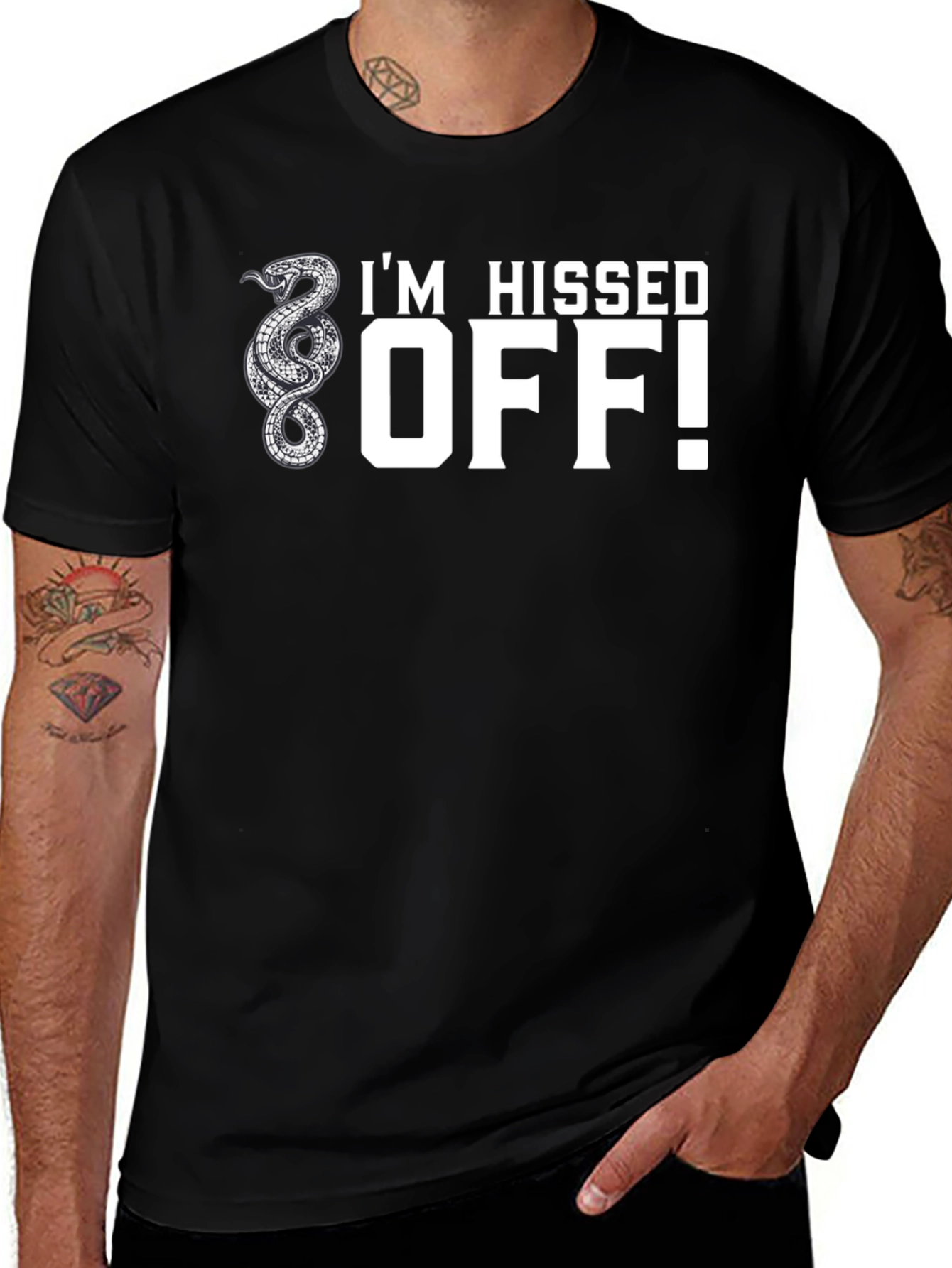 Im Hissed Off Snake Graphic T-Shirt