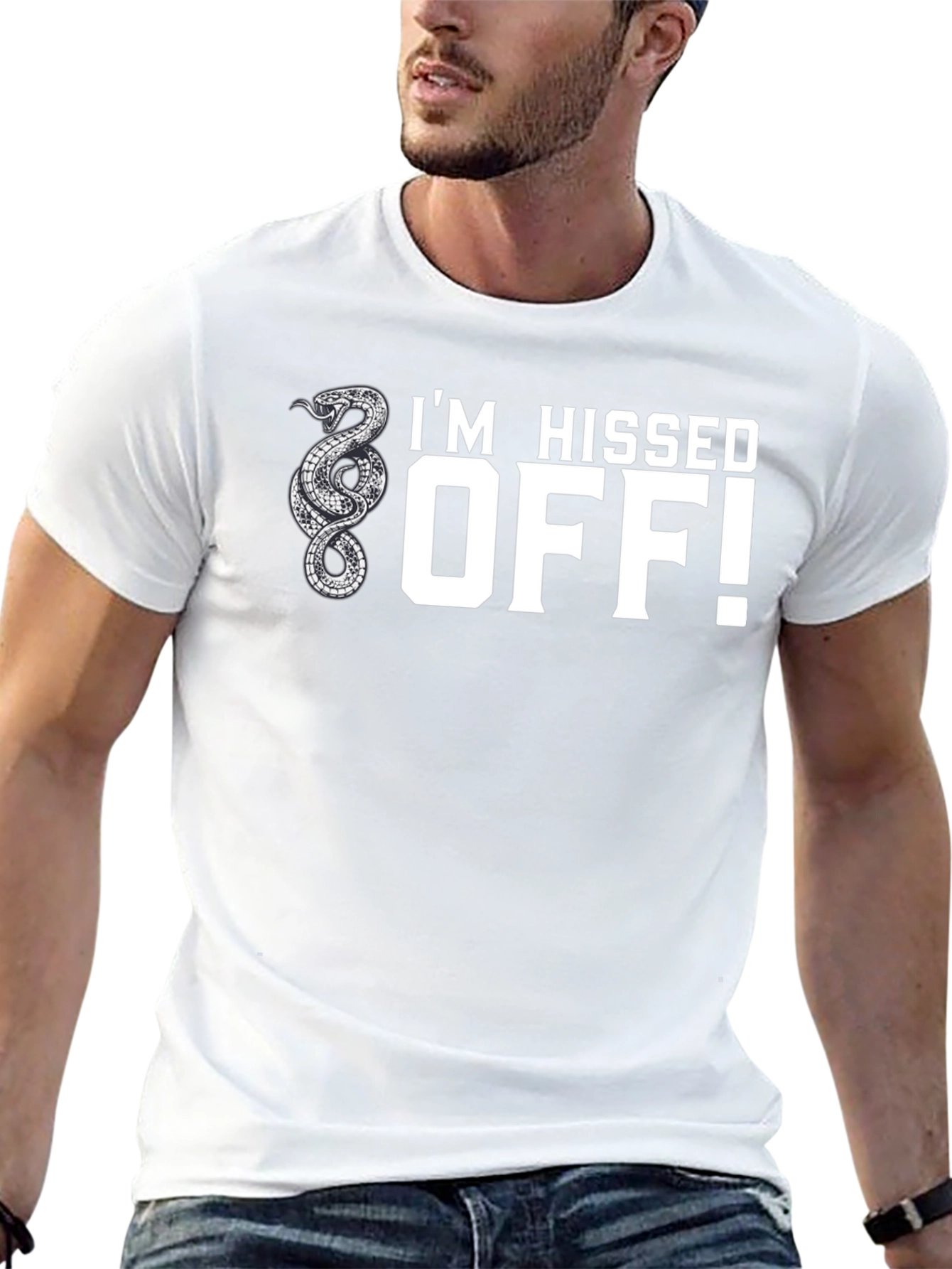 Im Hissed Off Snake Graphic T-Shirt