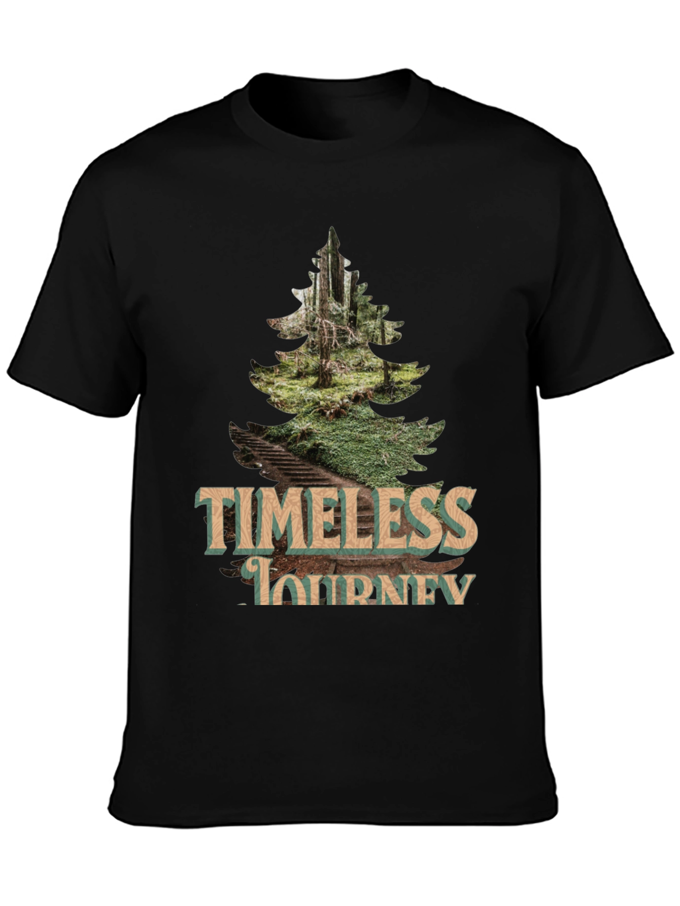 Timeless Journey Graphic Tee - Nature Inspired