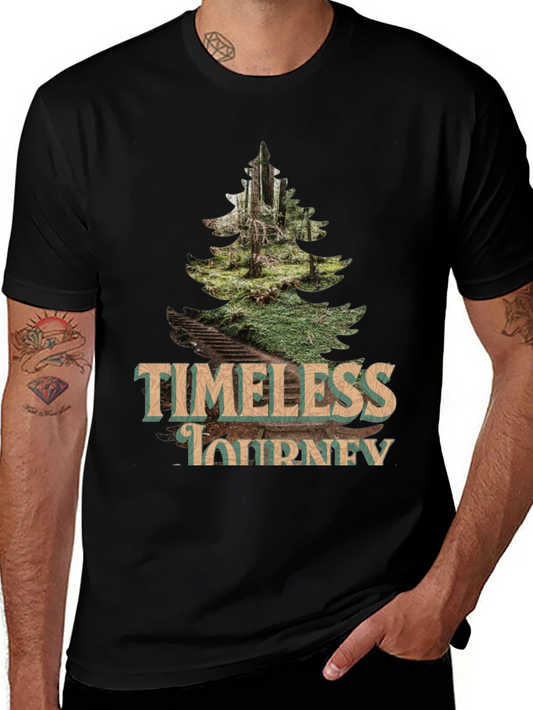 Timeless Journey Graphic Tee - Nature Inspired