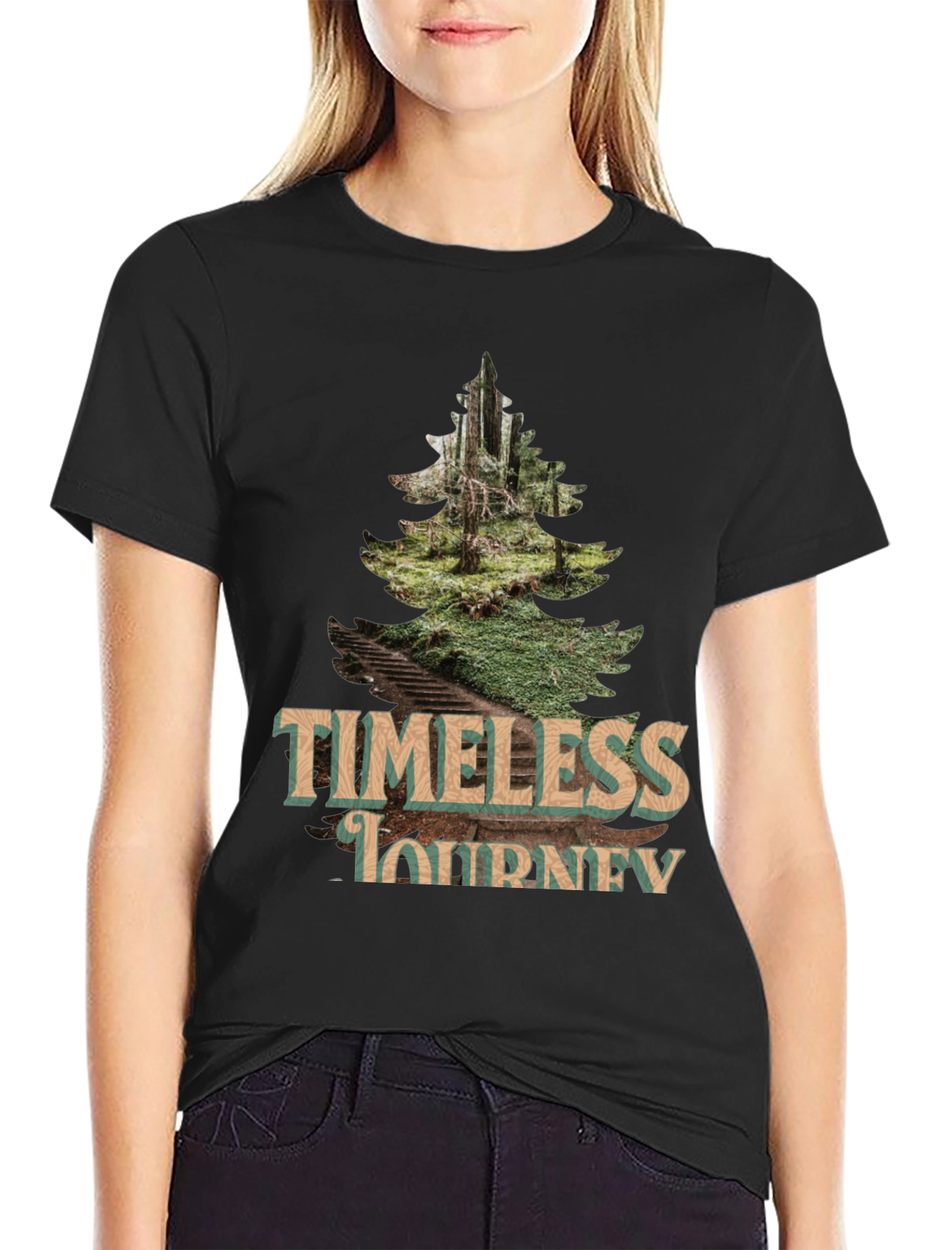 Timeless Journey Graphic Tee - Nature Inspired