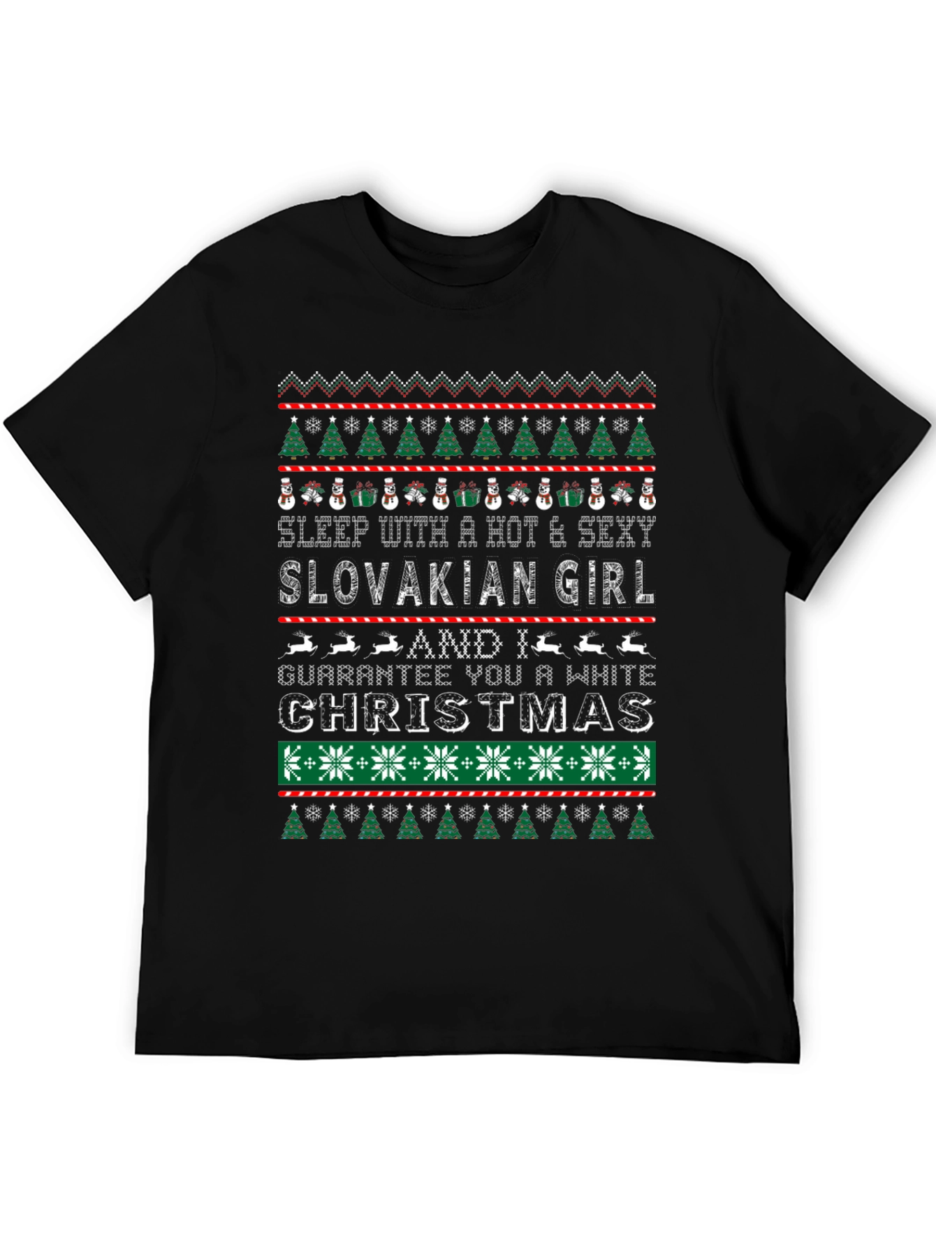 Slovakian Girl Christmas Ugly Sweater T-Shirt