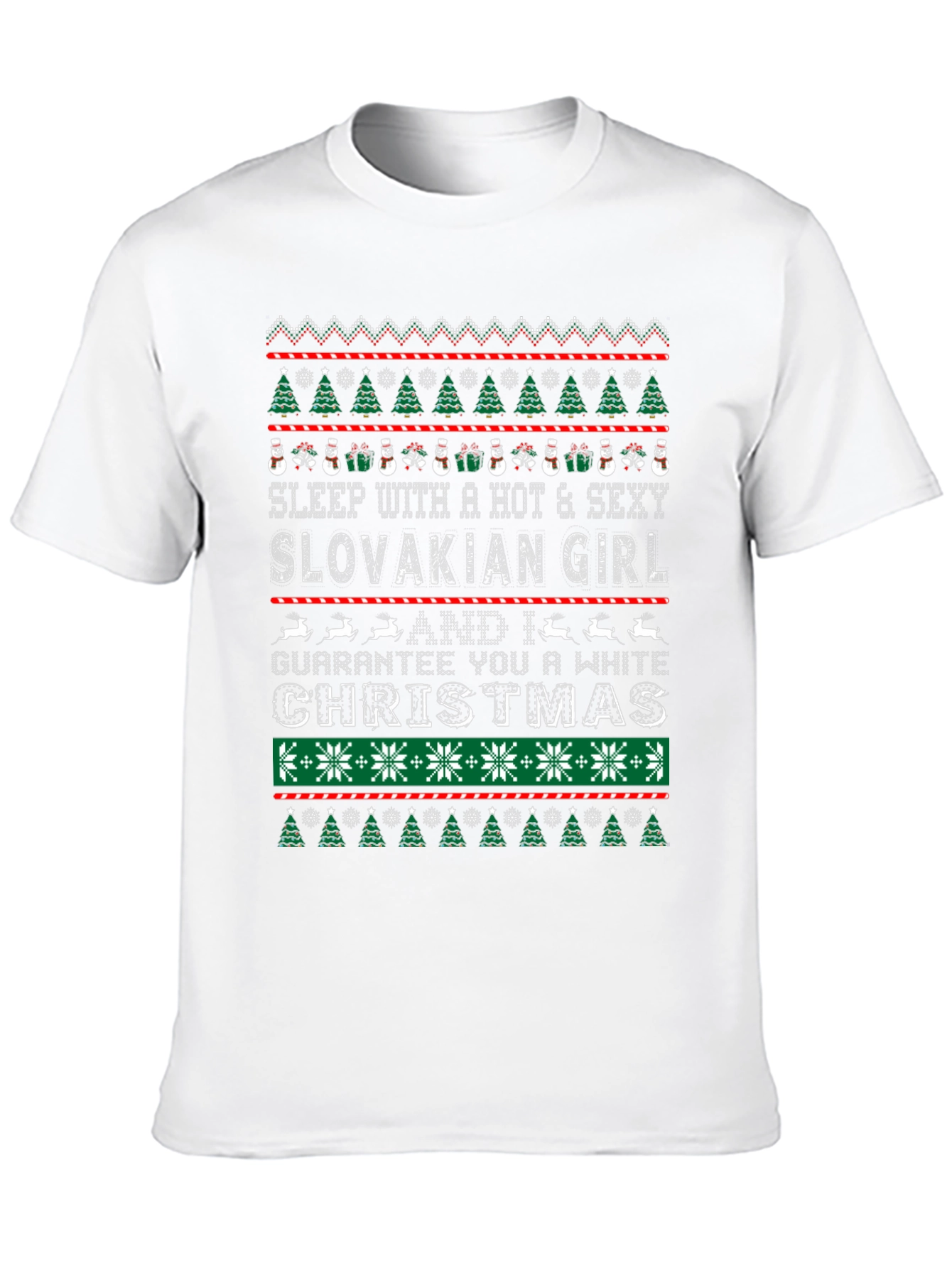 Slovakian Girl Christmas Ugly Sweater T-Shirt