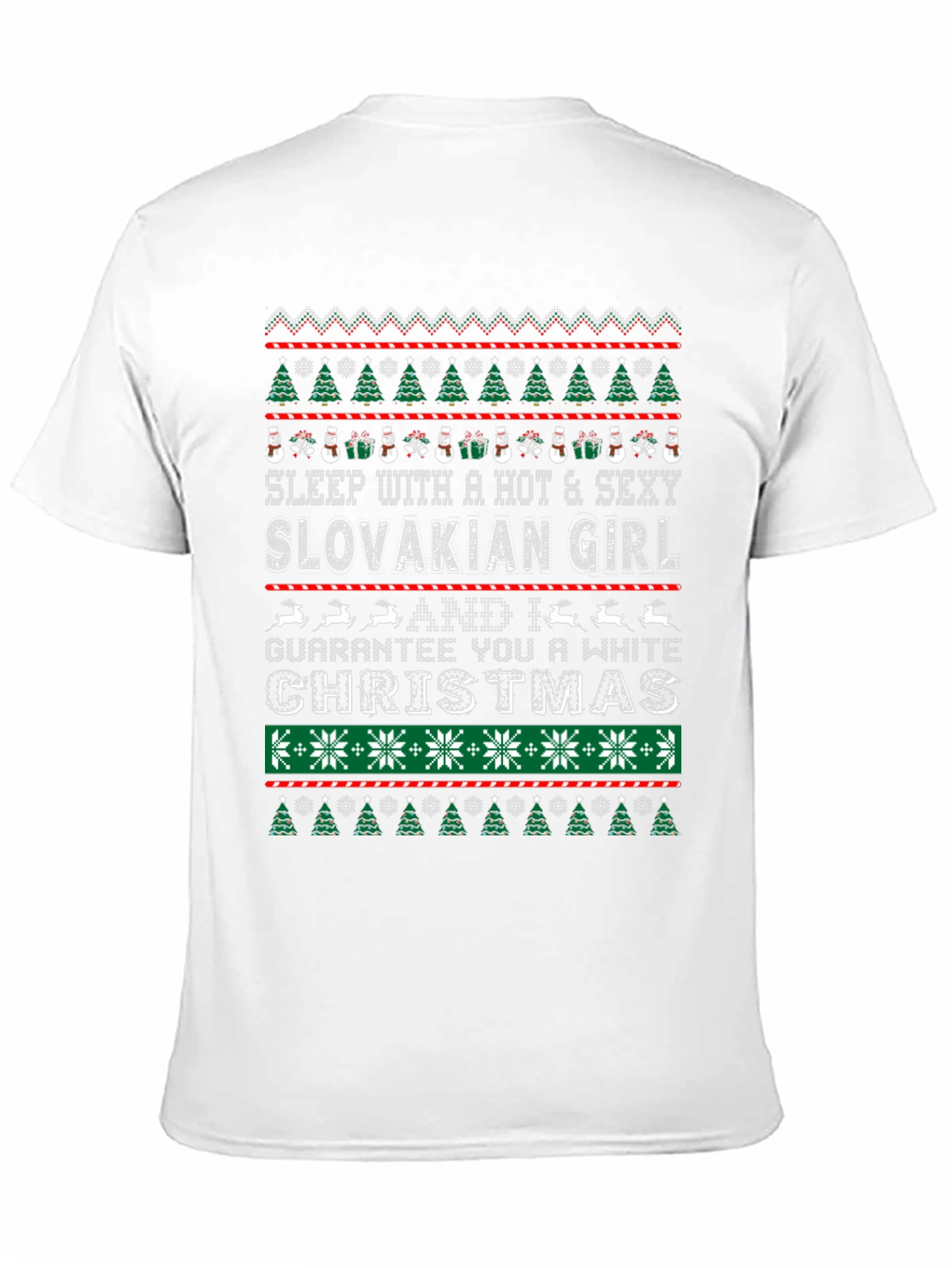 Slovakian Girl Christmas Ugly Sweater T-Shirt