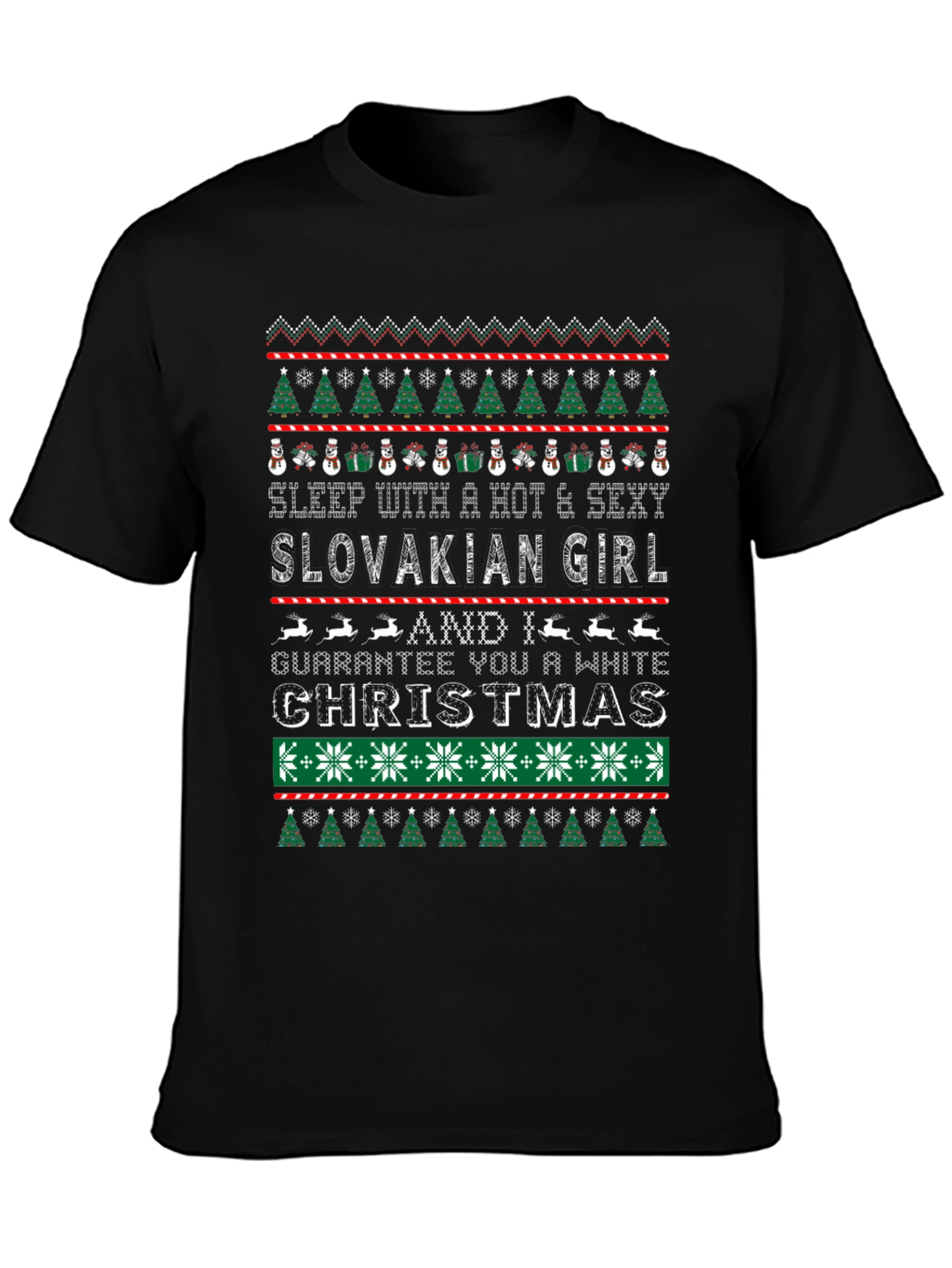 Slovakian Girl Christmas Ugly Sweater T-Shirt