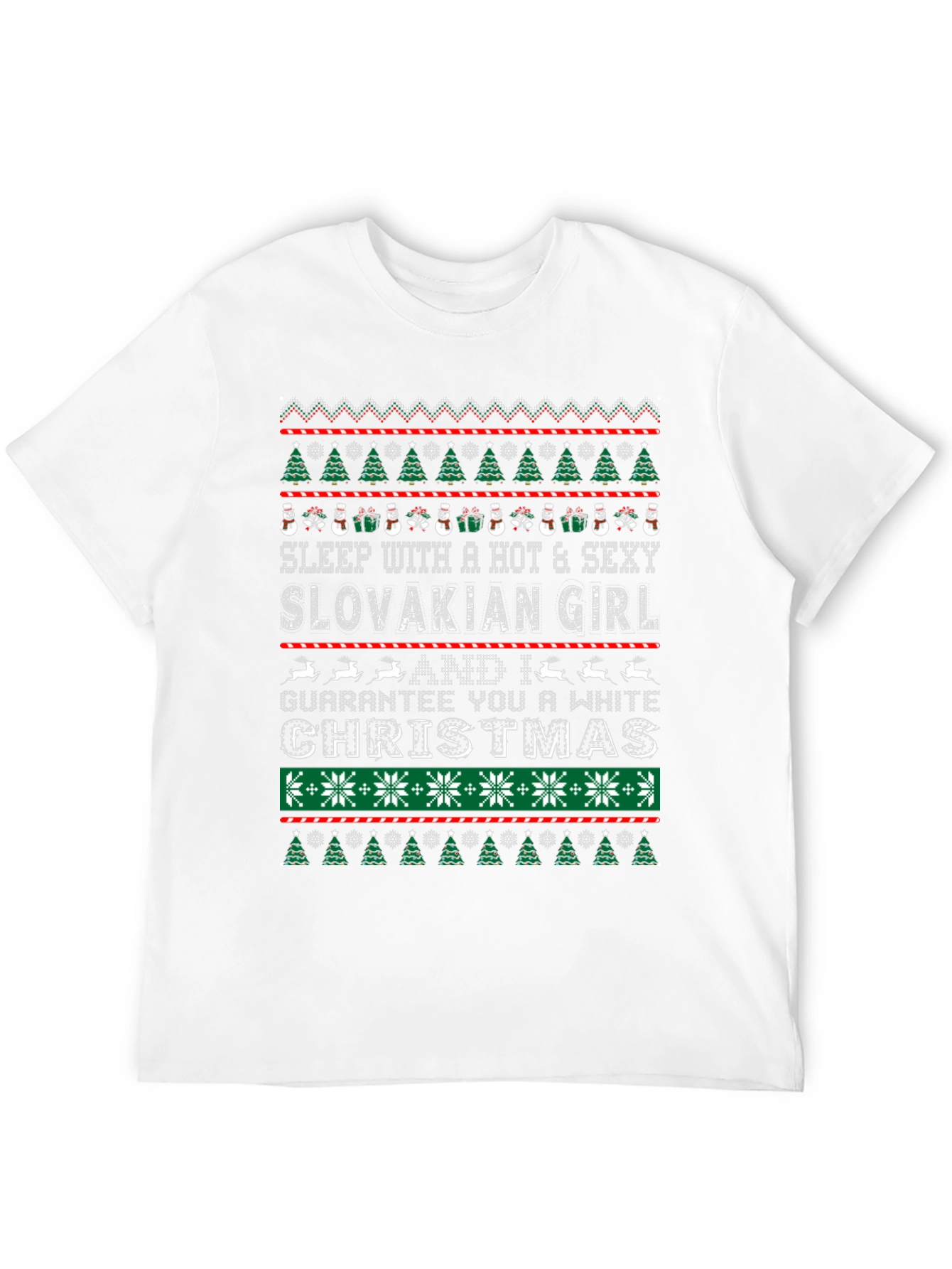 Slovakian Girl Christmas Ugly Sweater T-Shirt